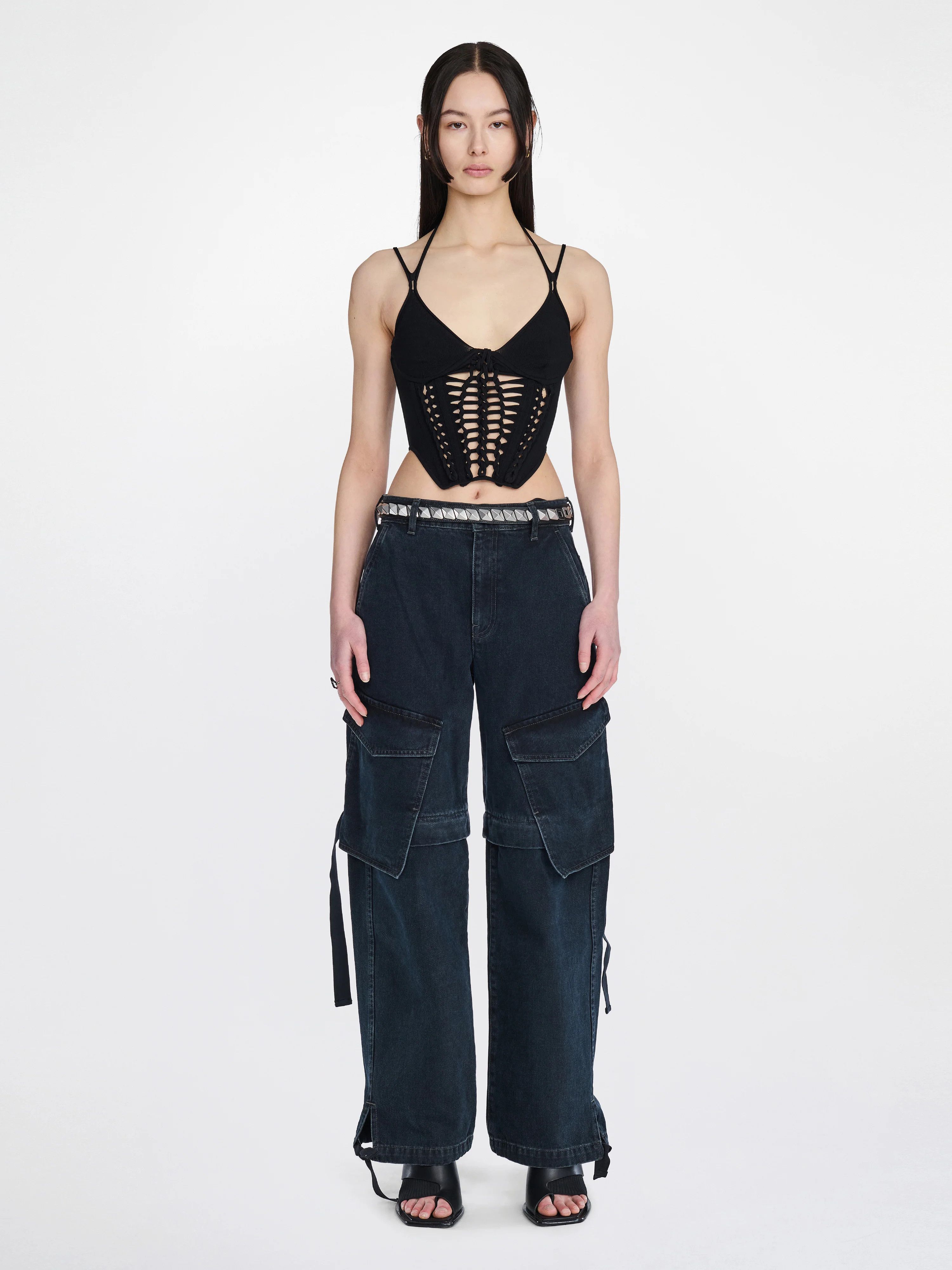 Dion Lee DION LEE Black Masc Jeans Size 25" / US 0 / IT 36 - 1 Thumbnail