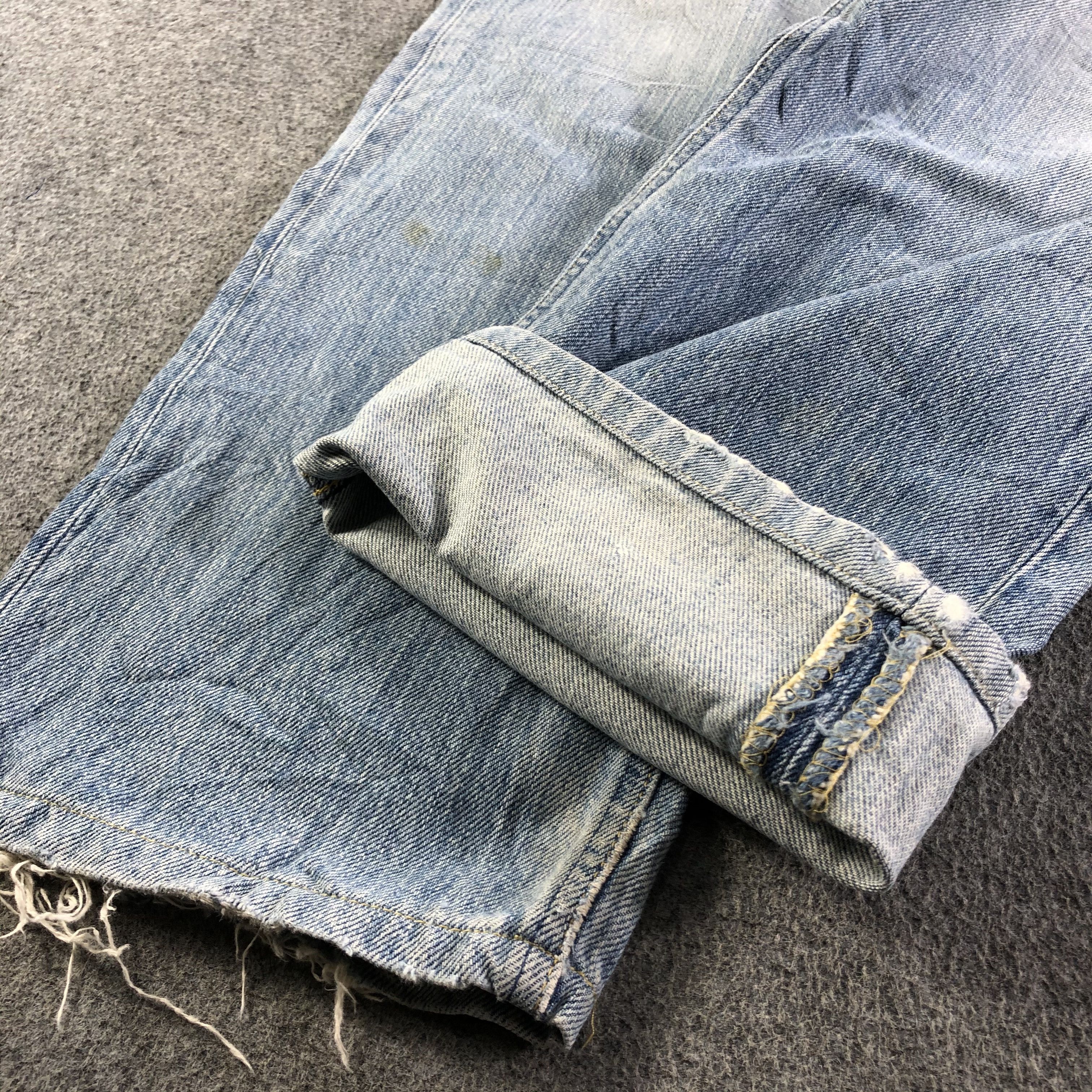 Lee Vintage Blue Wash Lee Jeans-J3678 Size US 32 / EU 48 - 7 Thumbnail