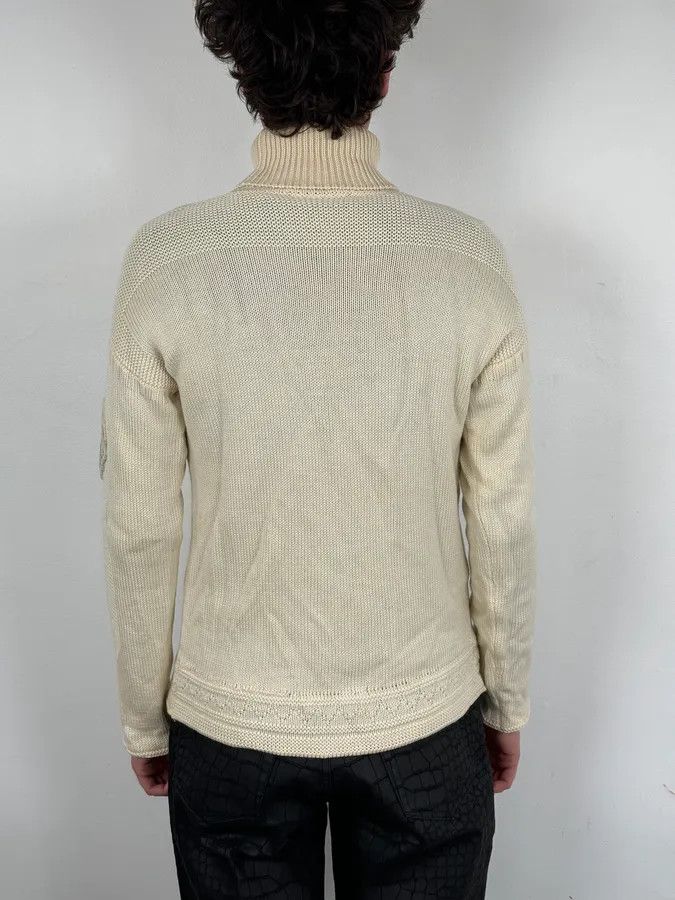 Gucci Gucci Wool Creamy White Signature Turtleneck Size US M / EU 48-50 / 2 - 3 Thumbnail