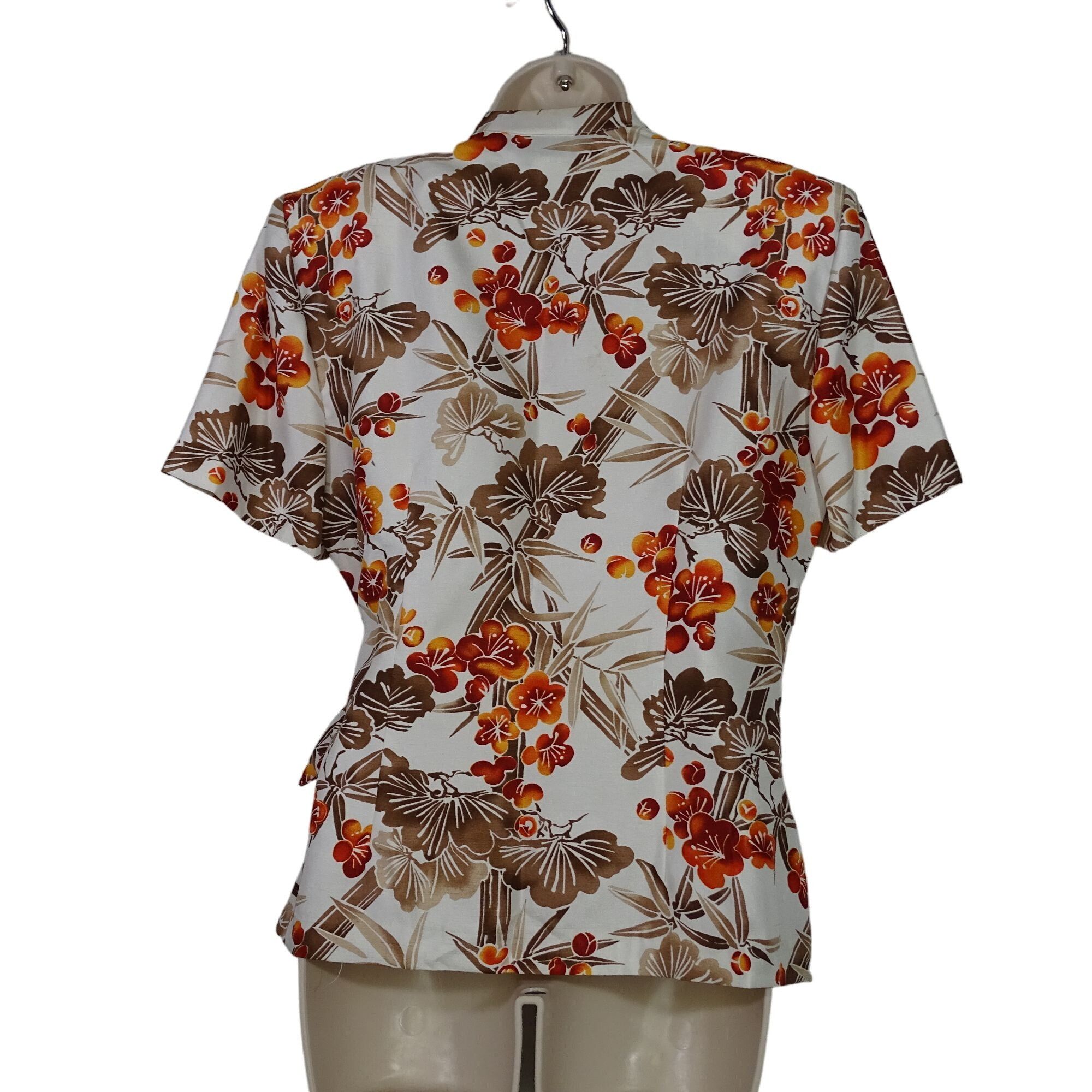 Other Vintage 90s Sheri Martin Floral Wrap Top Pants Set Size 10 Size 32" / US 10 / IT 46 - 3 Thumbnail