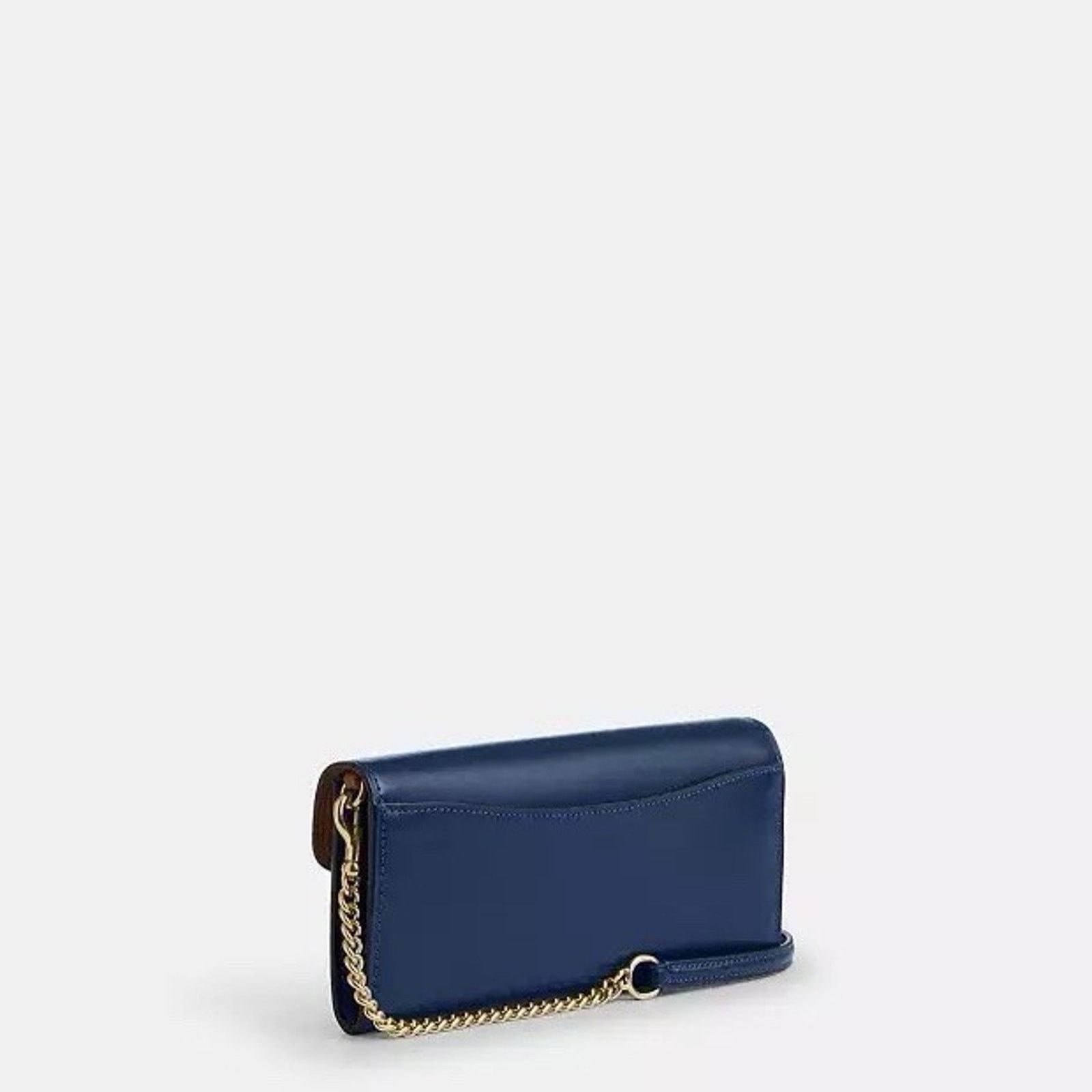 Coach NWT Coach Klare Wallet Chain CBI22 Shiny Gold/Deep Blue Size ONE SIZE - 9 Thumbnail