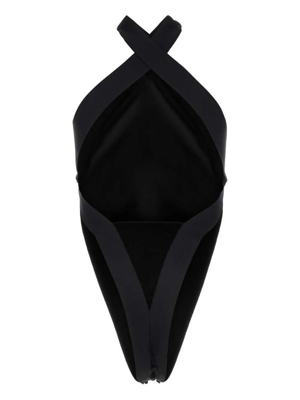 Saint Laurent Paris o1y0126 Velvet Bodysuit in Black Size S / US 4 / IT 40 - 2 Thumbnail