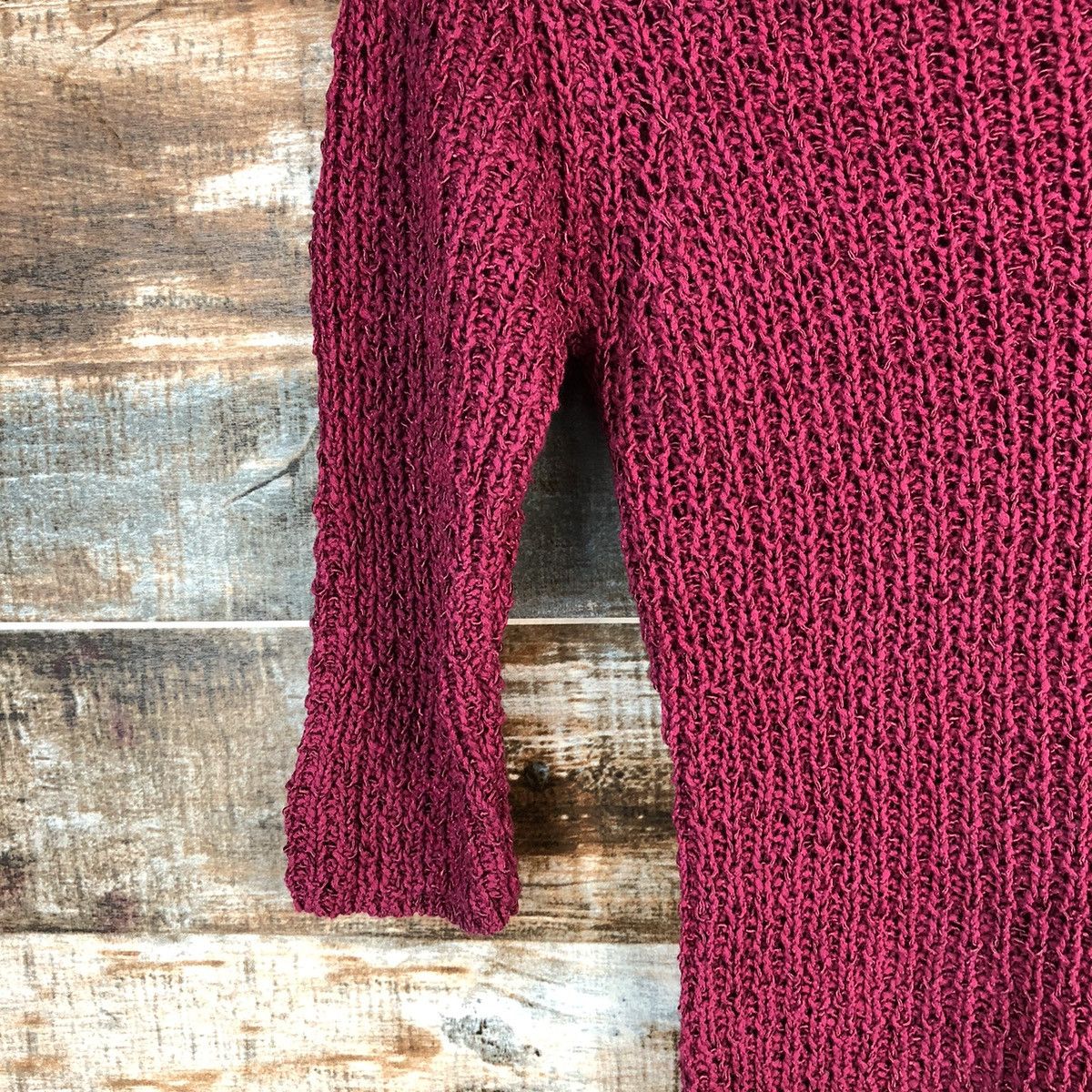 Homespun Knitwear × Japanese Brand Japanese Brand Pink Knitwear #A1266 Size S / US 4 / IT 40 - 7 Thumbnail
