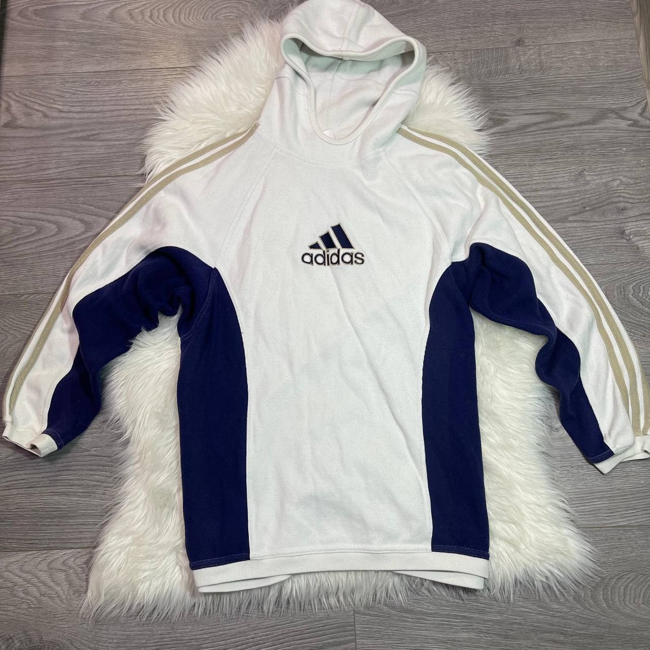 Vintage hoodie adidas vintage 90s Size US S / EU 44-46 / 1 - 1 Thumbnail