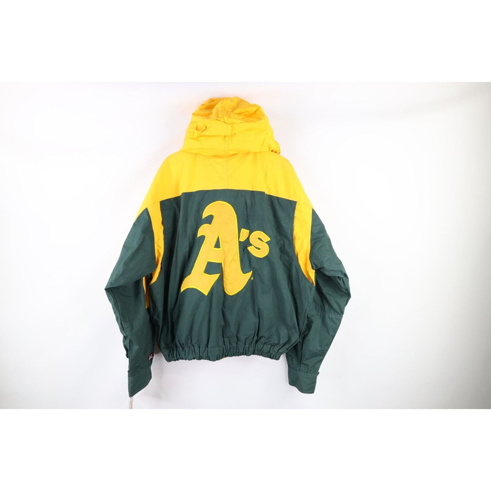 Vintage NOS Vintage 90s Hooded Oakland Athletics Baseball Jacket Size US M / EU 48-50 / 2 - 12 Thumbnail