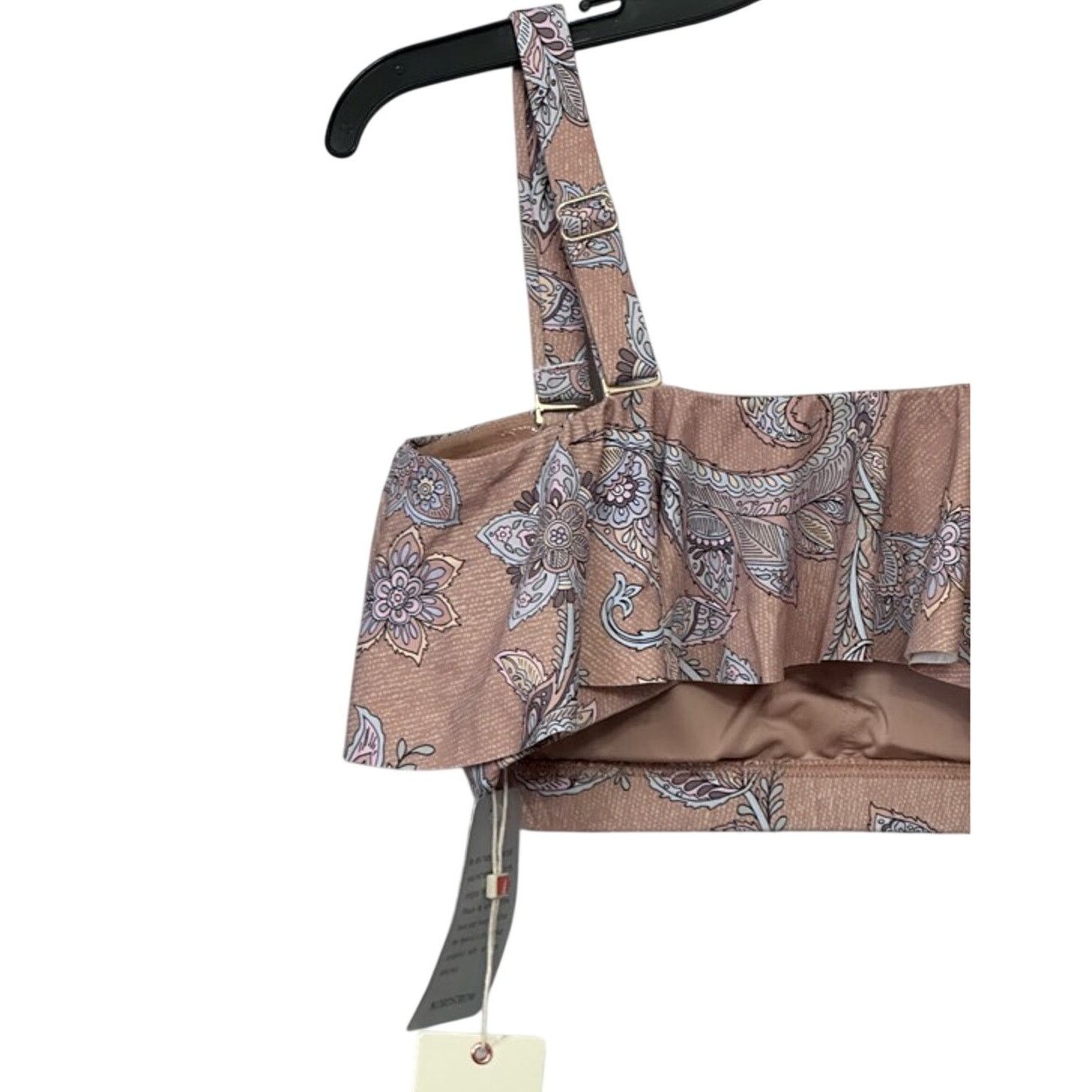 Other Artesands Bikini Swim Top 10 Paisley Adjustable Ruffle New Size L / US 10 / IT 46 - 3 Thumbnail