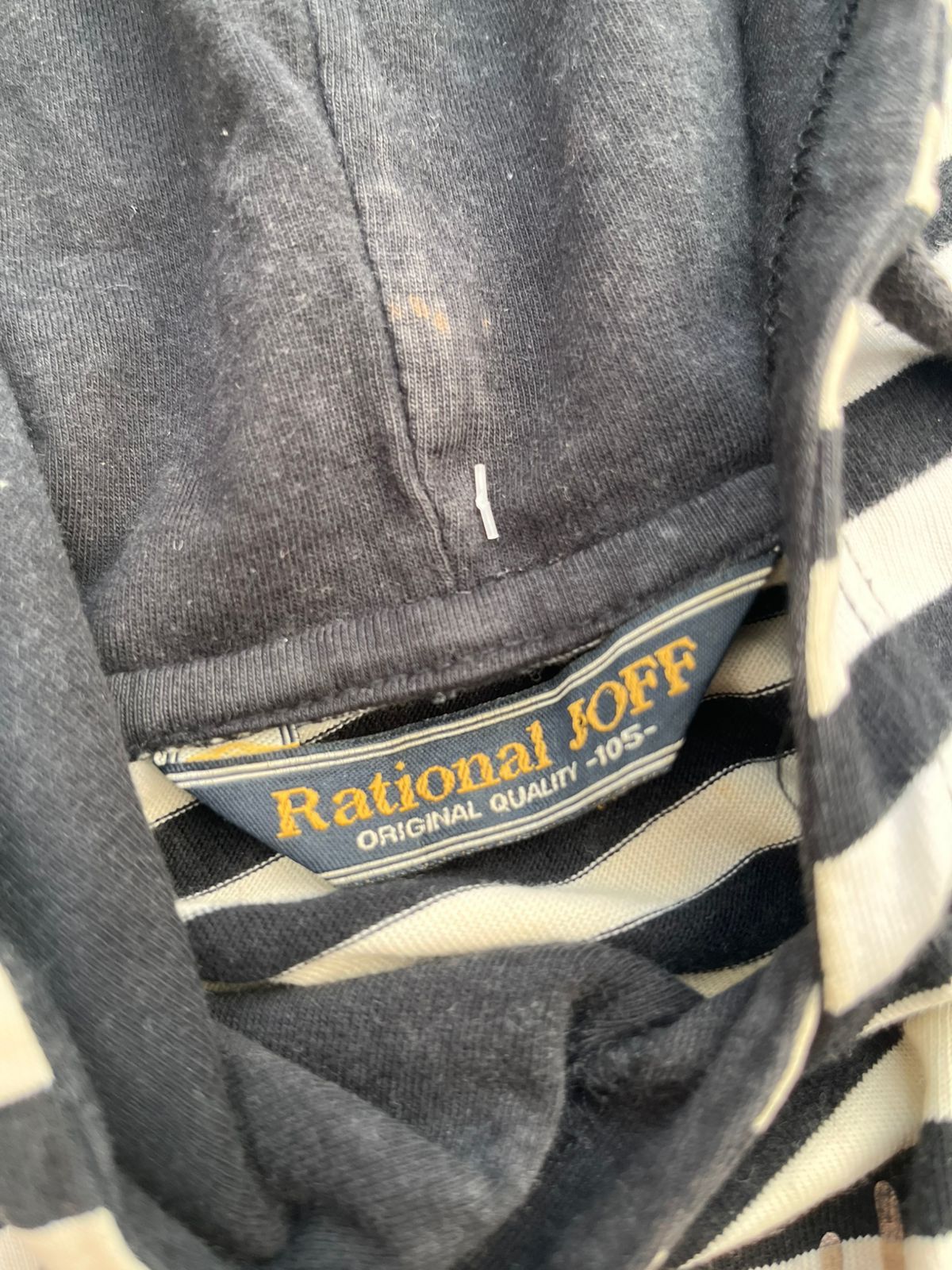 Japanese Brand Gothic Rational Joff Striped Hoodie Punk LGB Size US S / EU 44-46 / 1 - 5 Thumbnail