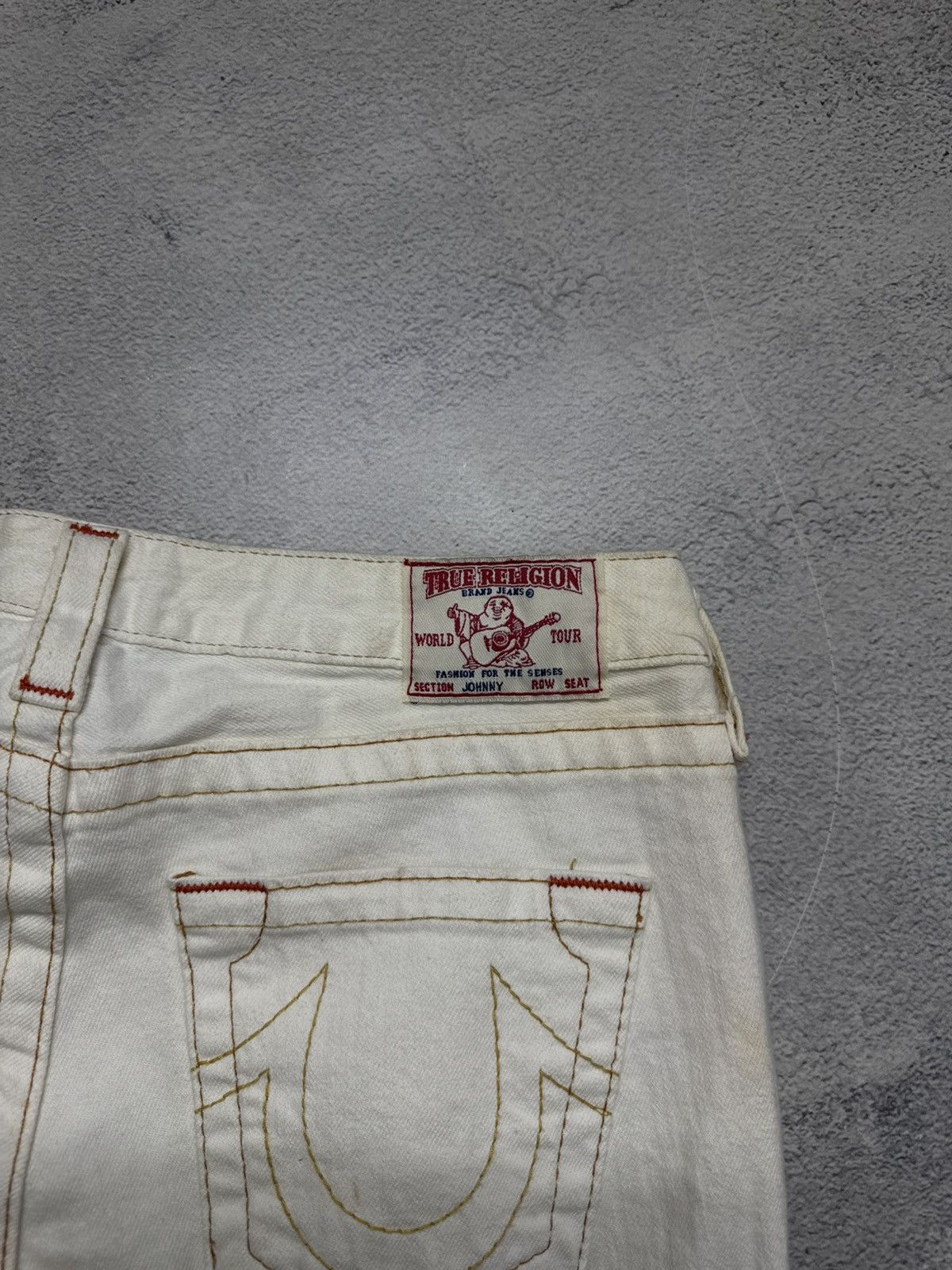 True Religion Vintage True Religion USA White Jeans 90’s Size 29" - 9 Thumbnail