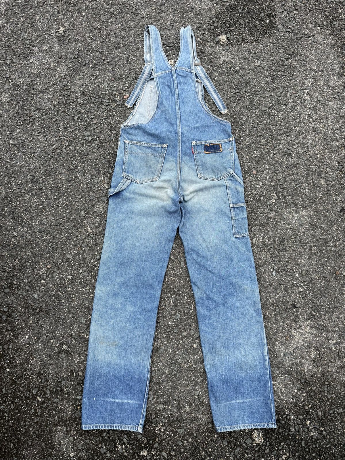 Johnbull VINTAGE 90' JOHN BULL OVERALL RUSTY DENIM JEAN PANTS Size US 34 / EU 50 - 15 Thumbnail