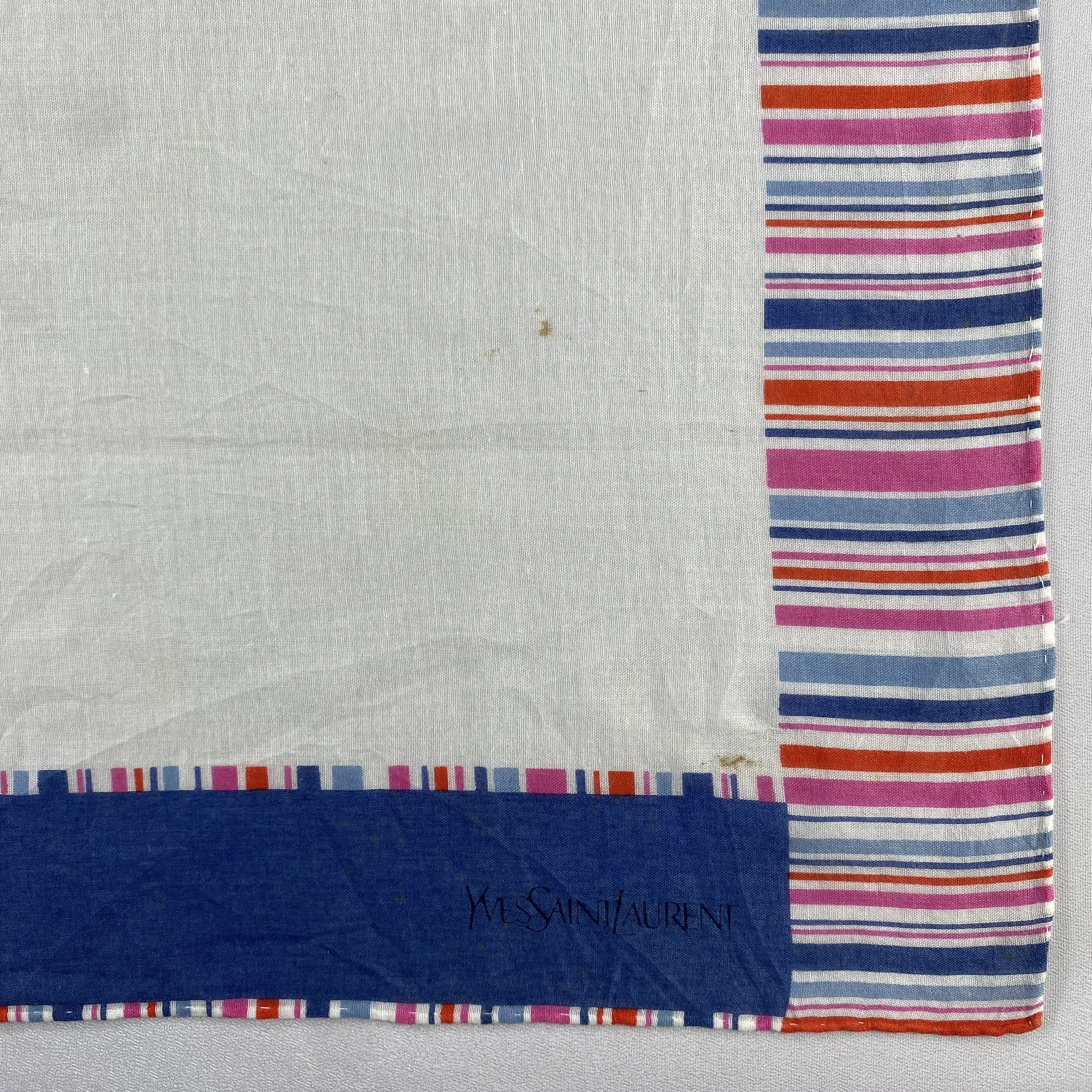 Vintage Yves Saint Laurent Handkerchief / Neckerchief-P1181 Size ONE SIZE - 3 Thumbnail