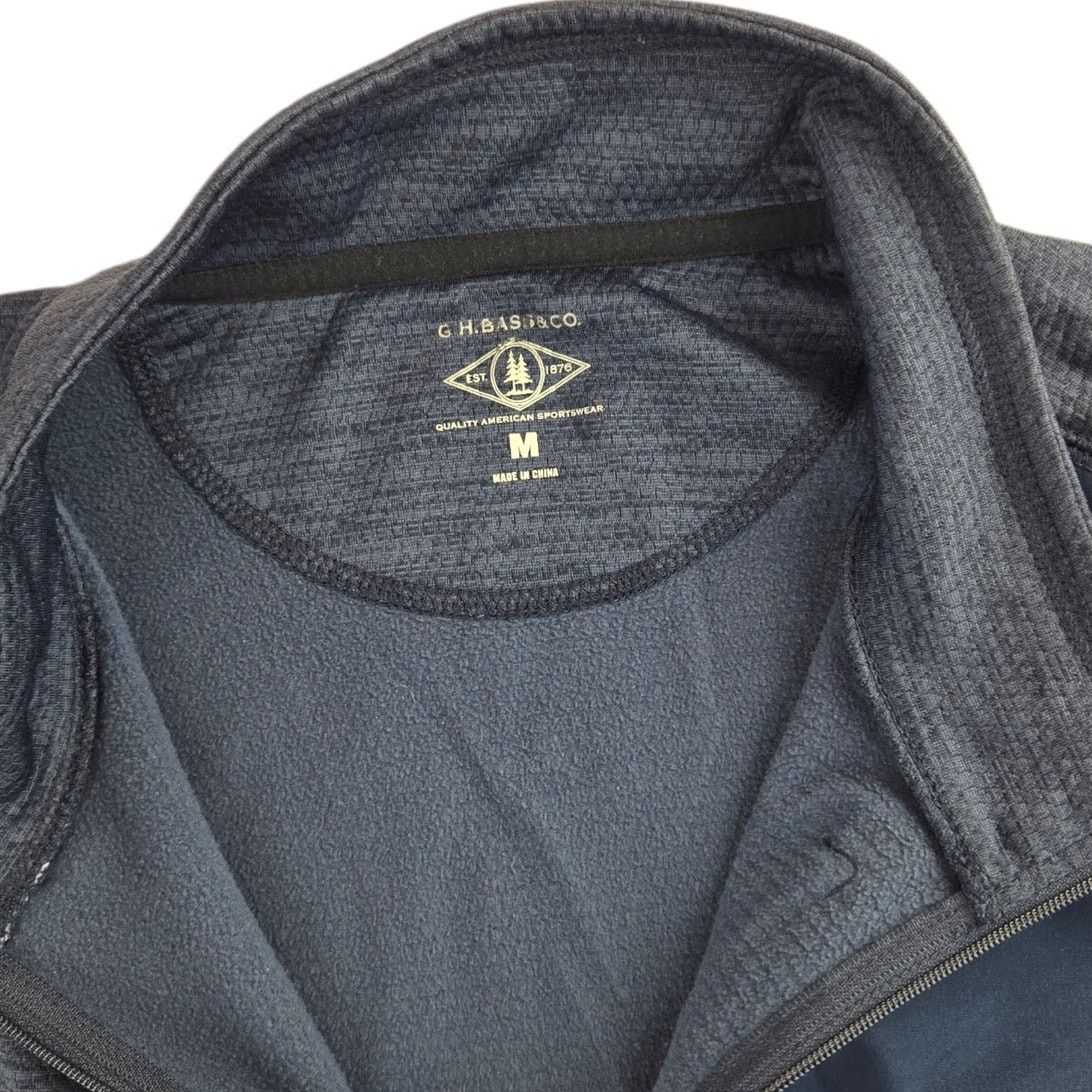 G.H. Bass & Co. G.H. Bass | Blue Quarter Zip Fleece with Chest Pocket | Med Size US M / EU 48-50 / 2 - 3 Thumbnail