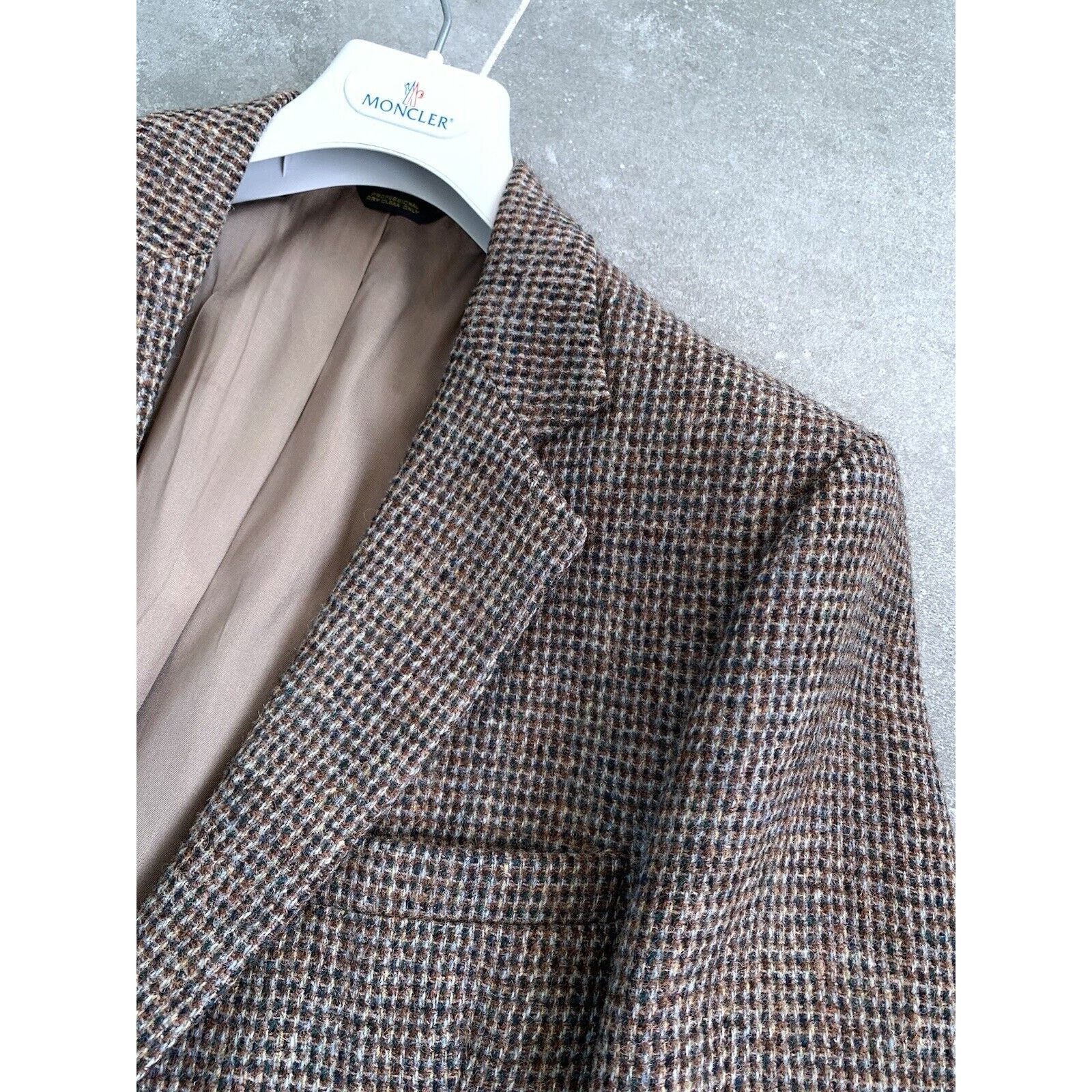 Harris Tweed × Vintage Men's HARRIS TWEED MADE IN USA Sport Blazer Jacket EU 48 M Size 48R - 7 Thumbnail