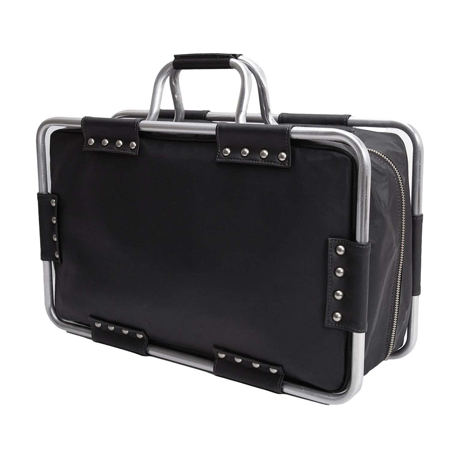 Jean Paul Gaultier Metal Frame Briefcase in Black Size ONE SIZE - 1 Thumbnail