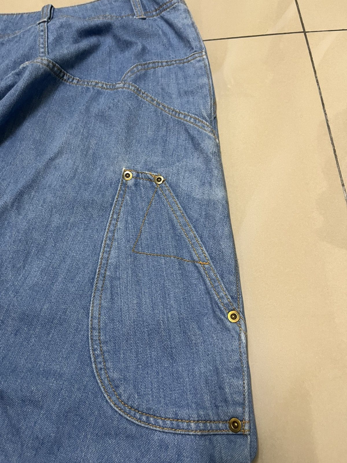 mercibeaucoup Vintage mercibeaucoup issey miyake designer dropcrotch jeans Size US 28 / EU 44 - 16 Thumbnail