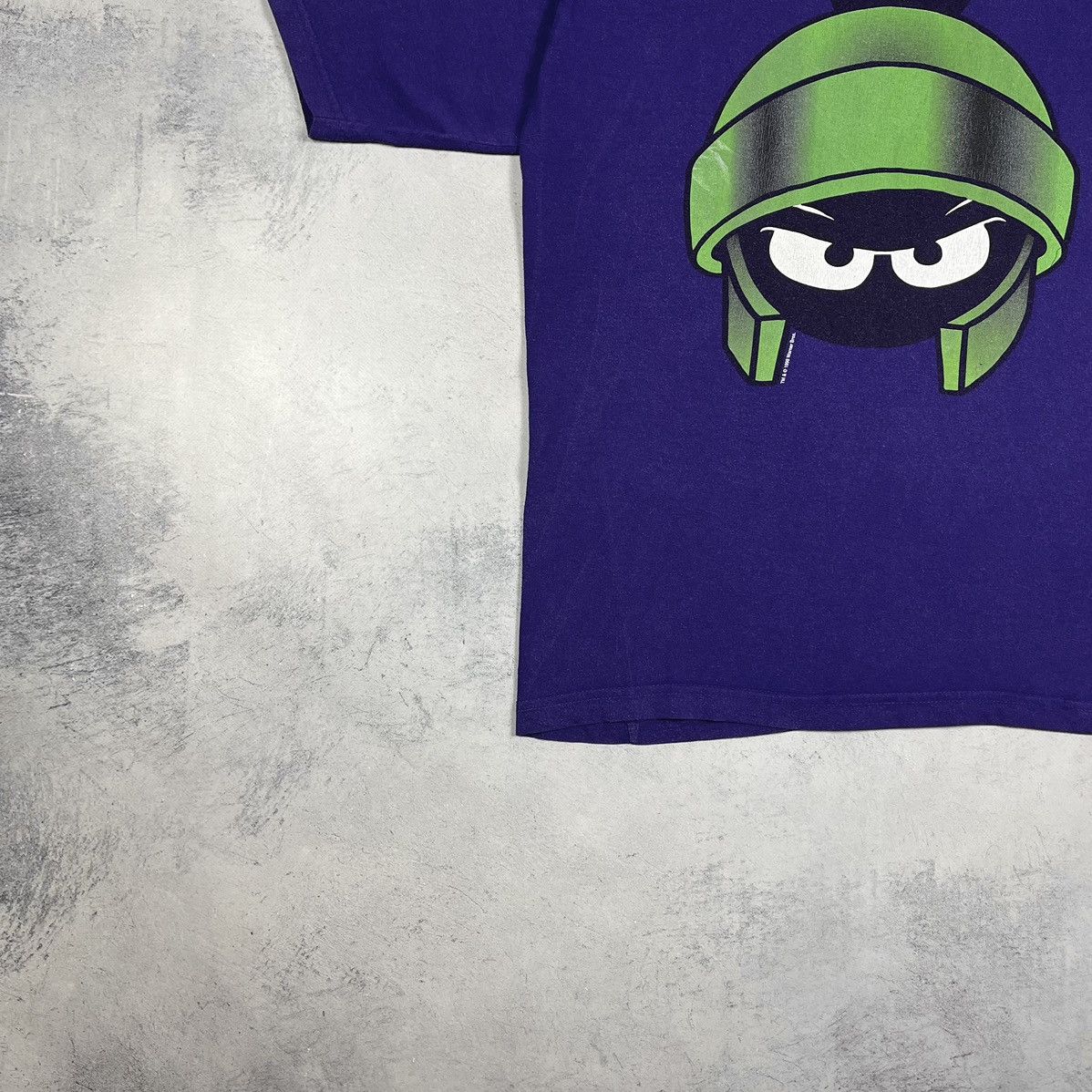 Warner Bros Vintage Warner Bros. Marvin The Martian Cartoon T Shirt 1998 Size US XL / EU 56 / 4 - 5 Thumbnail