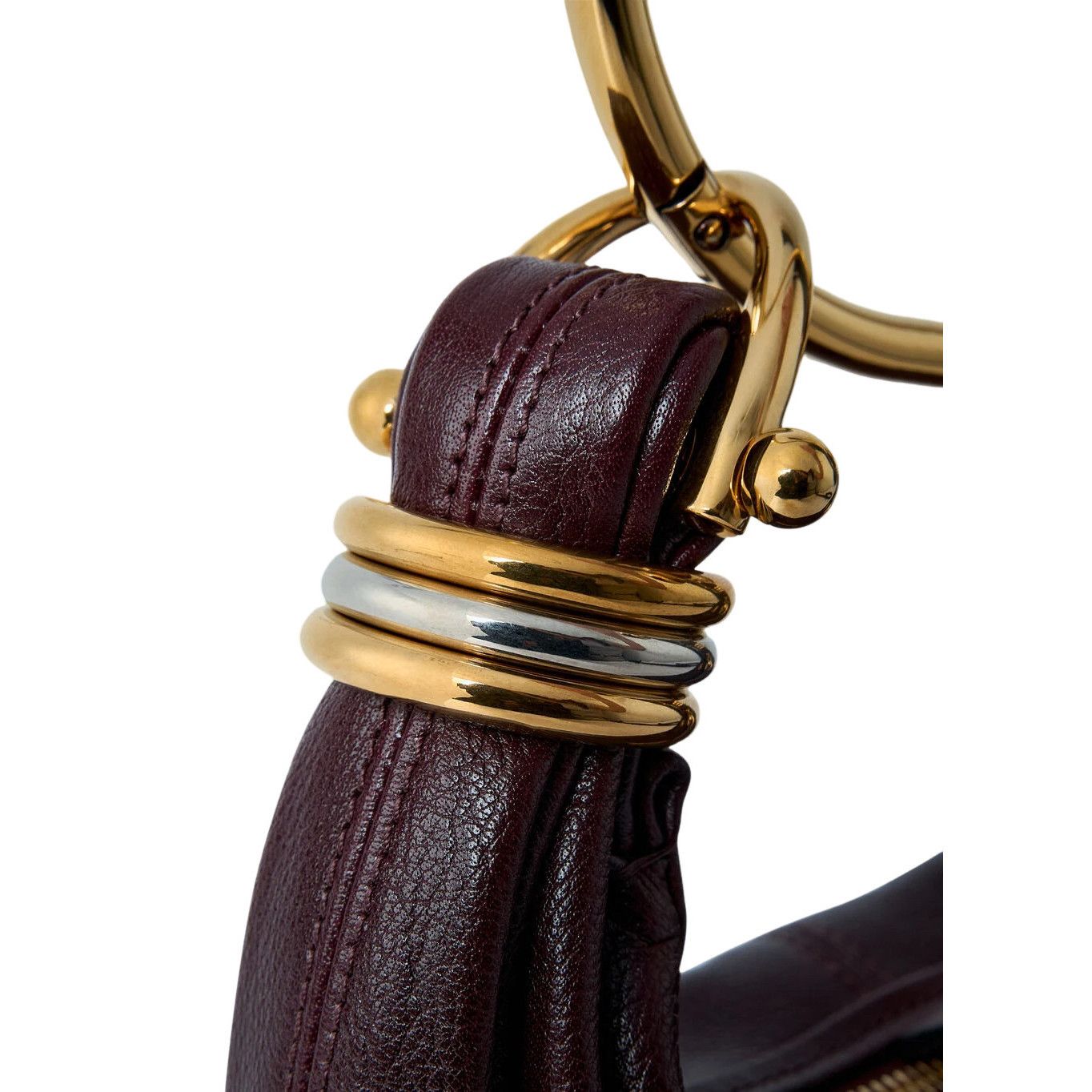 Chloe Chloe Bracelet Small Grenat Leather Shoulder Bag New Size ONE SIZE - 3 Thumbnail