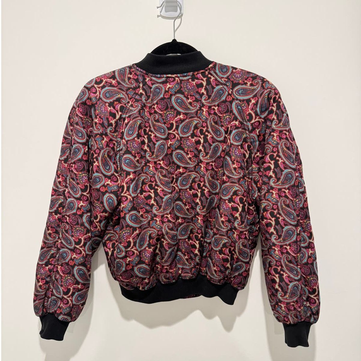 Liz Claiborne Vintage Lizwear Petite Liz Claiborne Paisley Bomber Jacket Size S / US 4 / IT 40 - 5 Thumbnail
