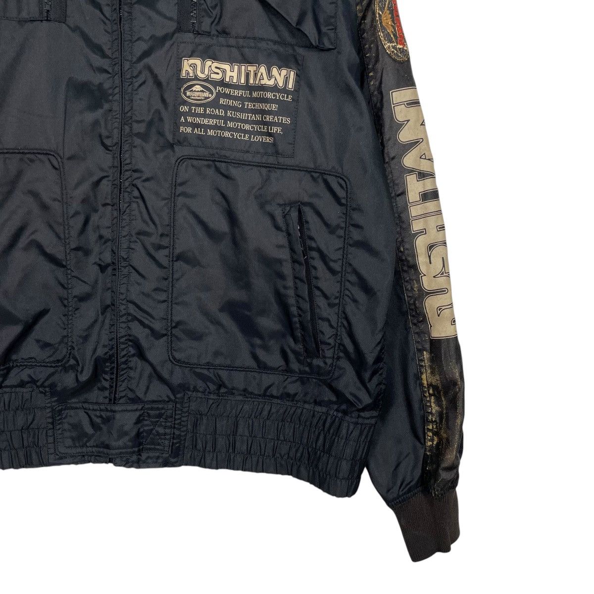 Japanese Brand Team Kushitani Motorcycle Riding Jacket Size US L / EU 52-54 / 3 - 4 Thumbnail