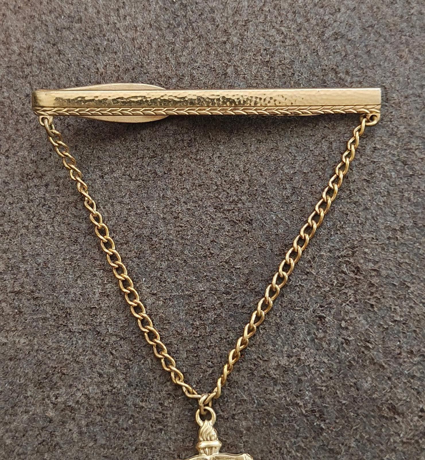 Other Hickok Class of 1949 Gold Tone Tie Bar Dangling Book Charm Size ONE SIZE - 7 Thumbnail
