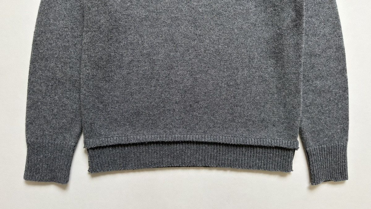 Maison Margiela A/W 21 Distressed Hems Wool Sweater Size US M / EU 48-50 / 2 - 9 Thumbnail
