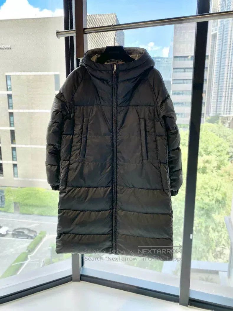 Max Mara Max Mara Brown double-sided long down coat Size XXS / US 00 / IT 34 - 4 Thumbnail