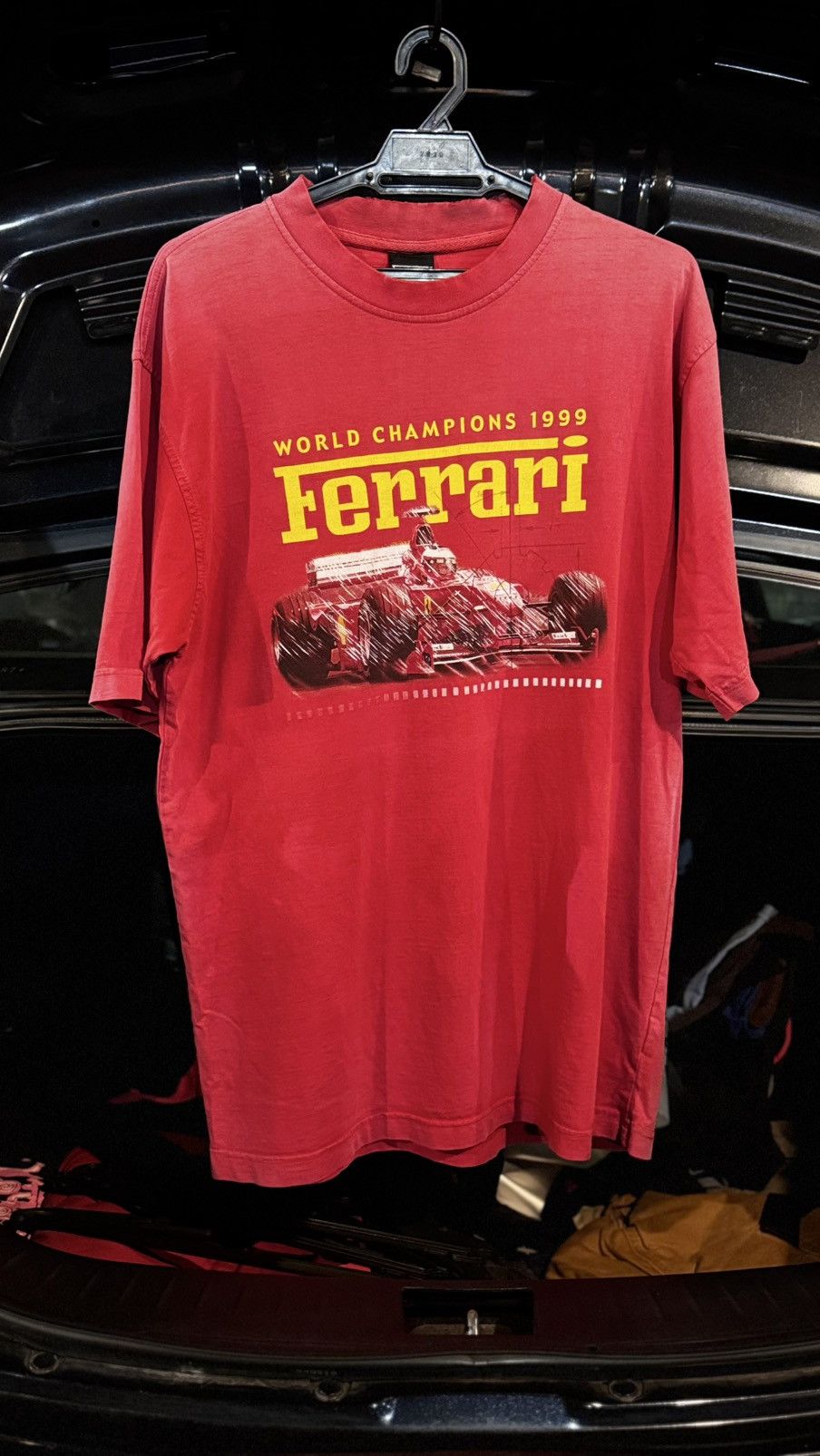 Sports Specialties Vintage Sunfaded & Distressed 1999 Ferrari World Champion Size US M / EU 48-50 / 2 - 1 Thumbnail