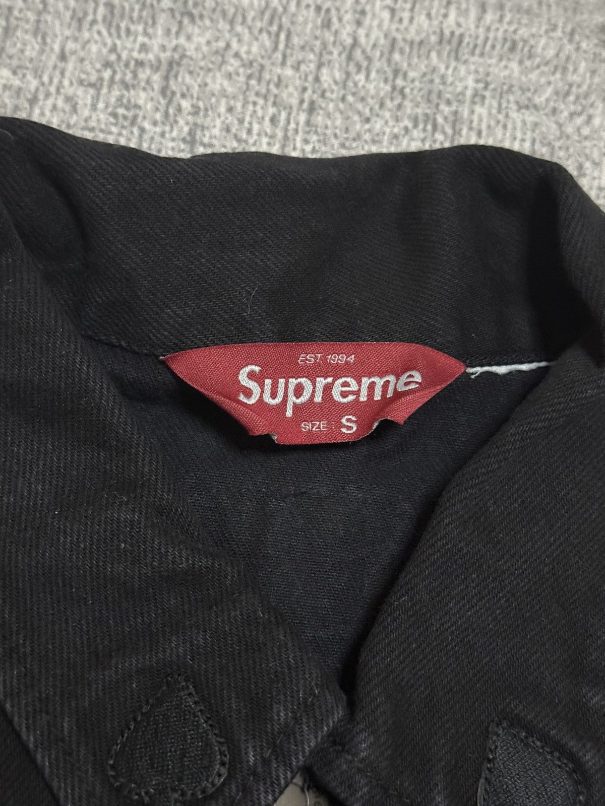 Supreme Supreme patches denim Trucker work Jacket Size US S / EU 44-46 / 1 - 3 Thumbnail