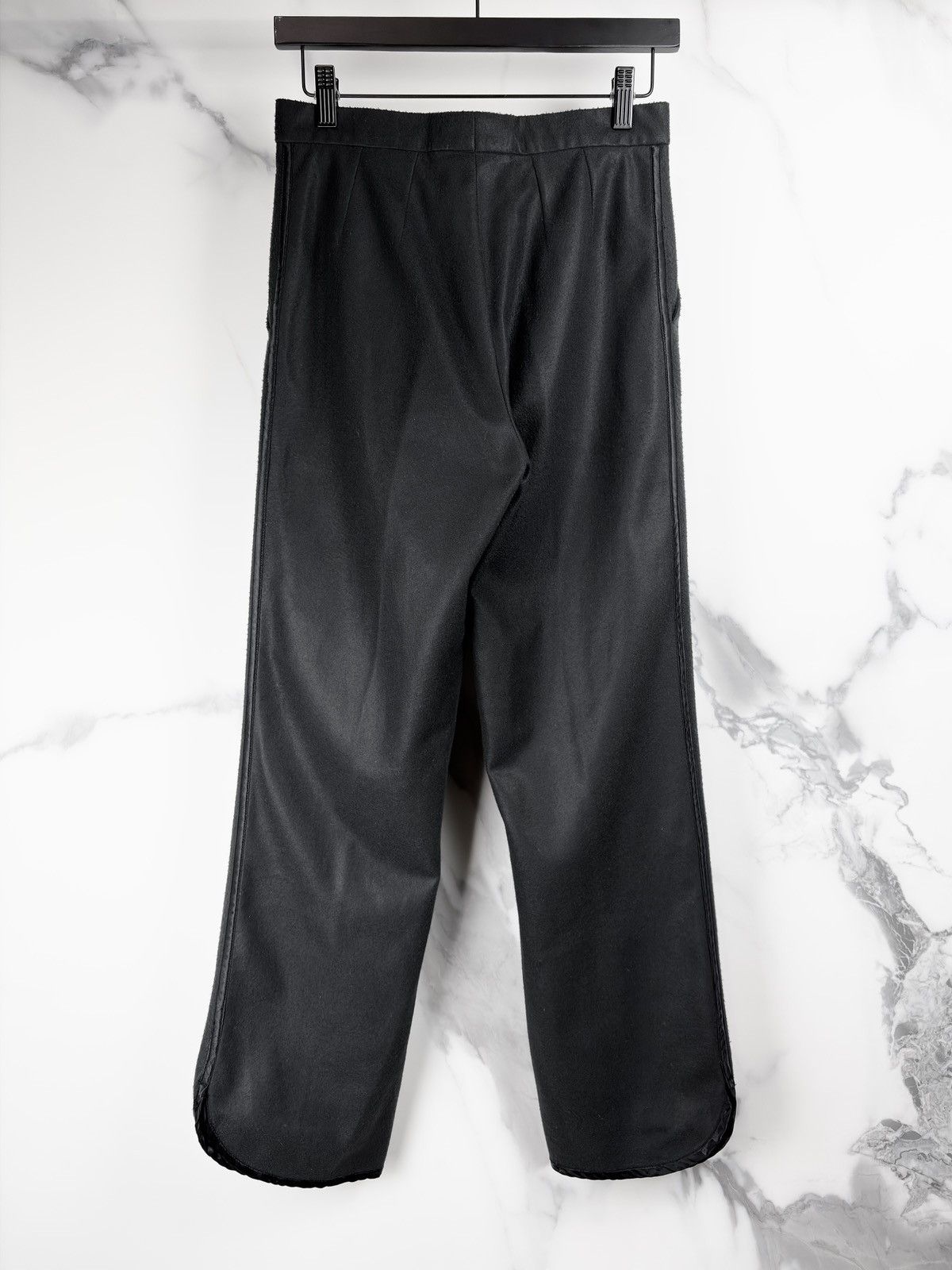 Raf Simons AW97 Raf Simons Side Striped Piped Fleece Pants Trousers Size US 28 / EU 44 - 2 Thumbnail