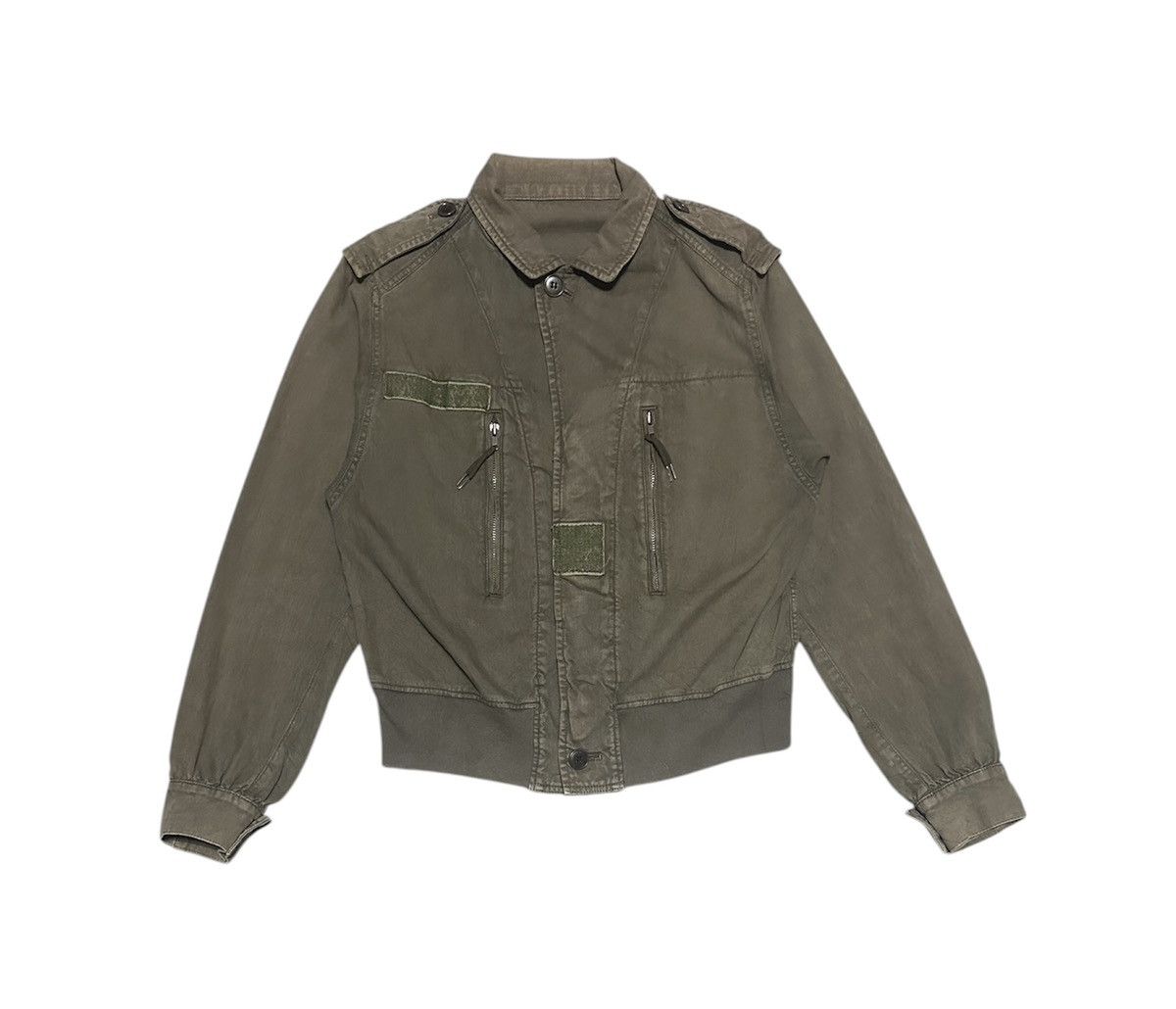 Tsumori Chisato Vintage Tsumori Chisato Jacket Army Green Sun Faded Size US S / EU 44-46 / 1 - 1 Thumbnail