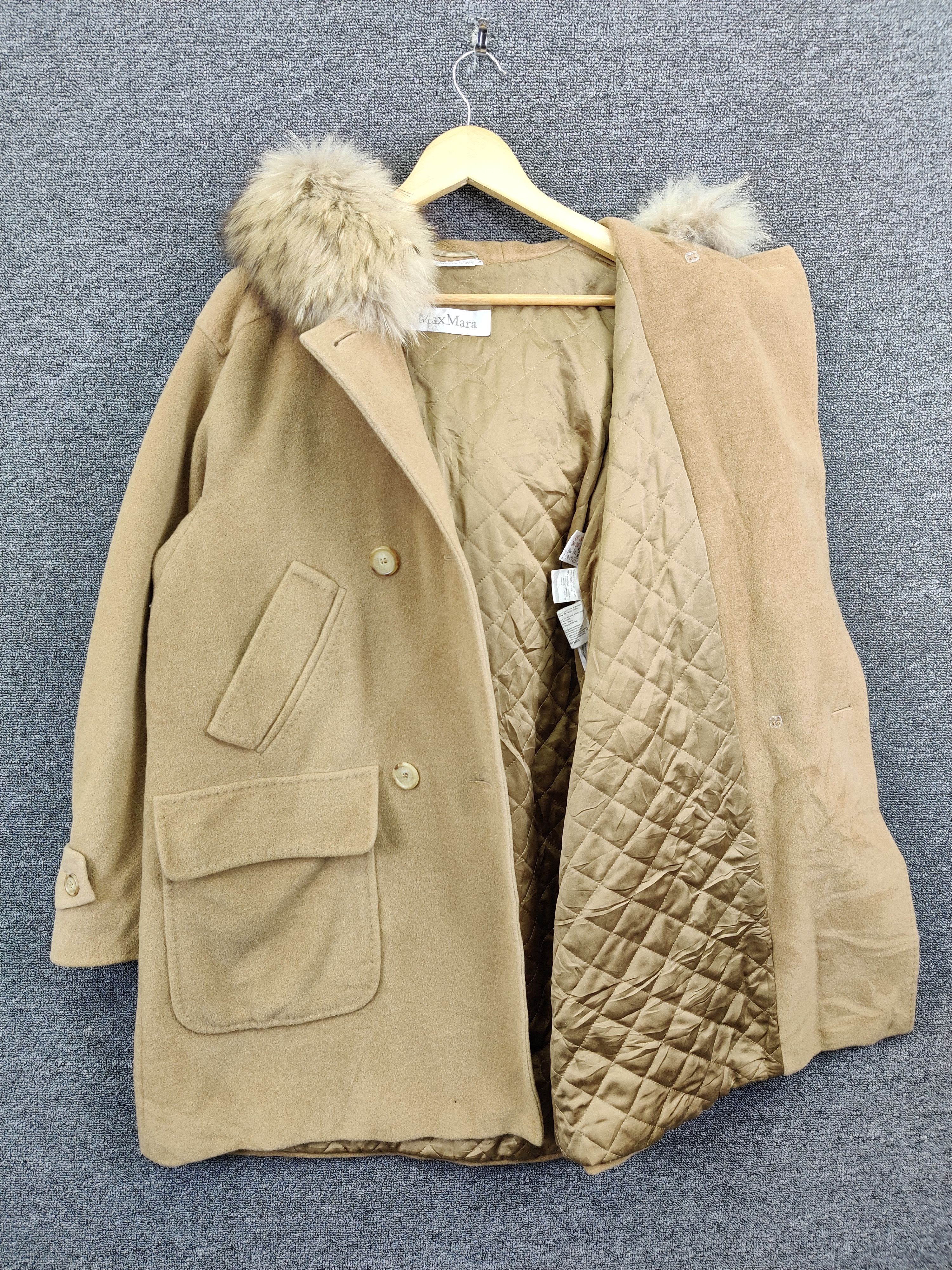 Japanese Brand Vintage Max Mara Double Breasted Fur Coat Size US M / EU 48-50 / 2 - 7 Thumbnail