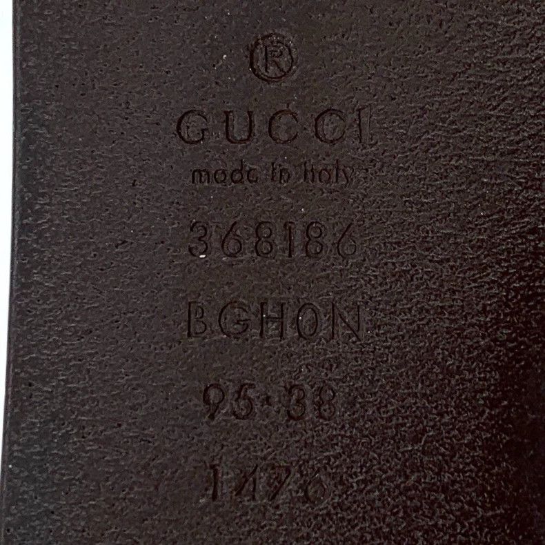 Gucci Gucci Black double G interlocking smooth buckle belt 2505-N Size ONE SIZE - 7 Thumbnail