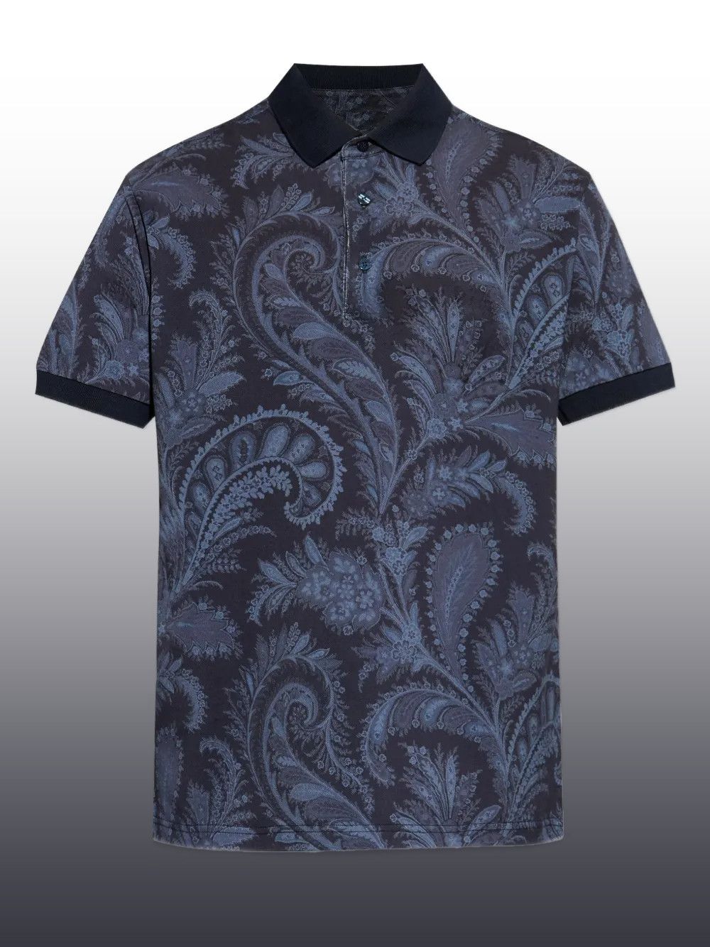 Other Paisley-Print Cotton Polo Shirt Size US S / EU 44-46 / 1 - 5 Thumbnail