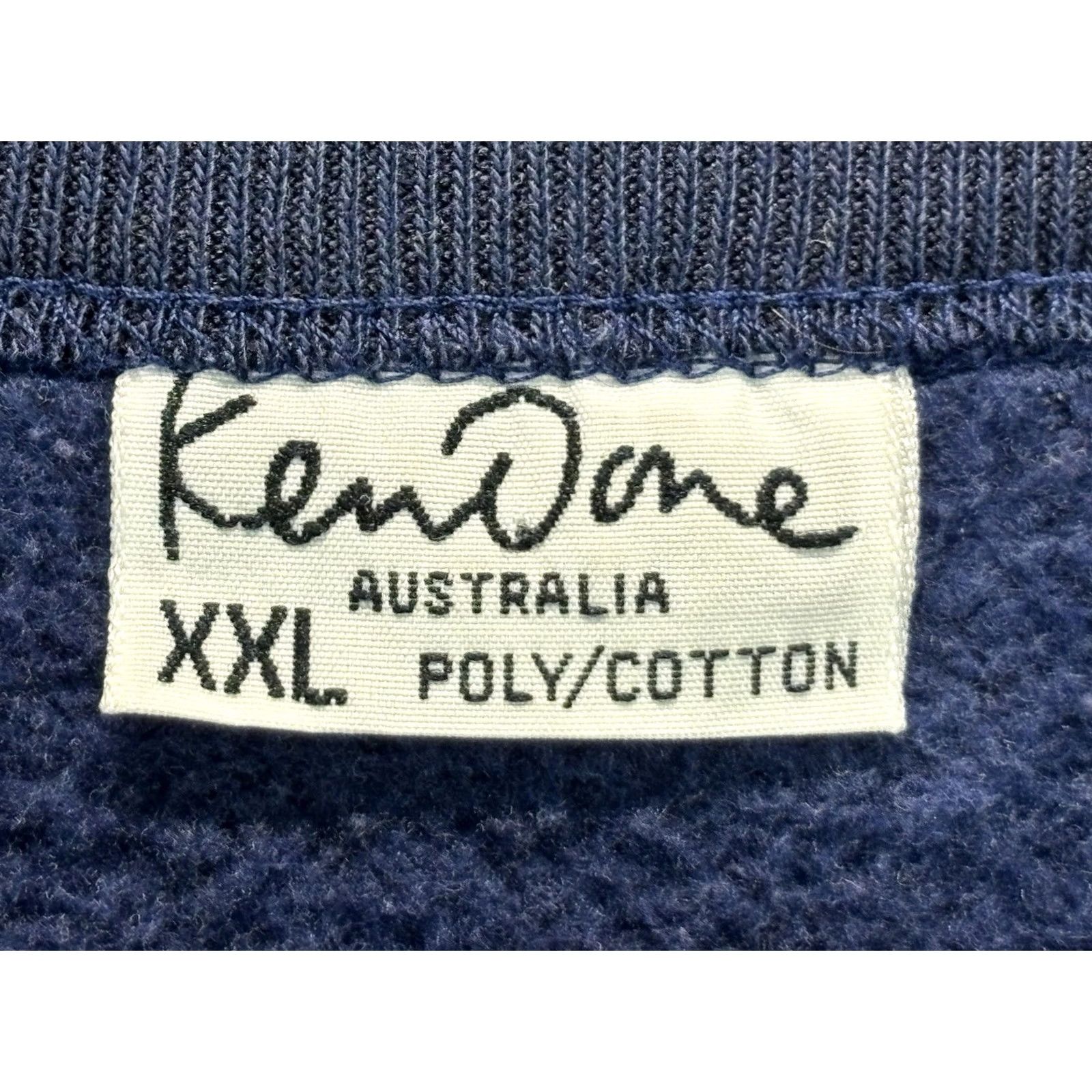 Vintage VINTAGE Ken Done Sweatshirt 2XL Navy Australia Graphic Print Pullover 90s Mens Size US XXL / EU 58 / 5 - 5 Thumbnail