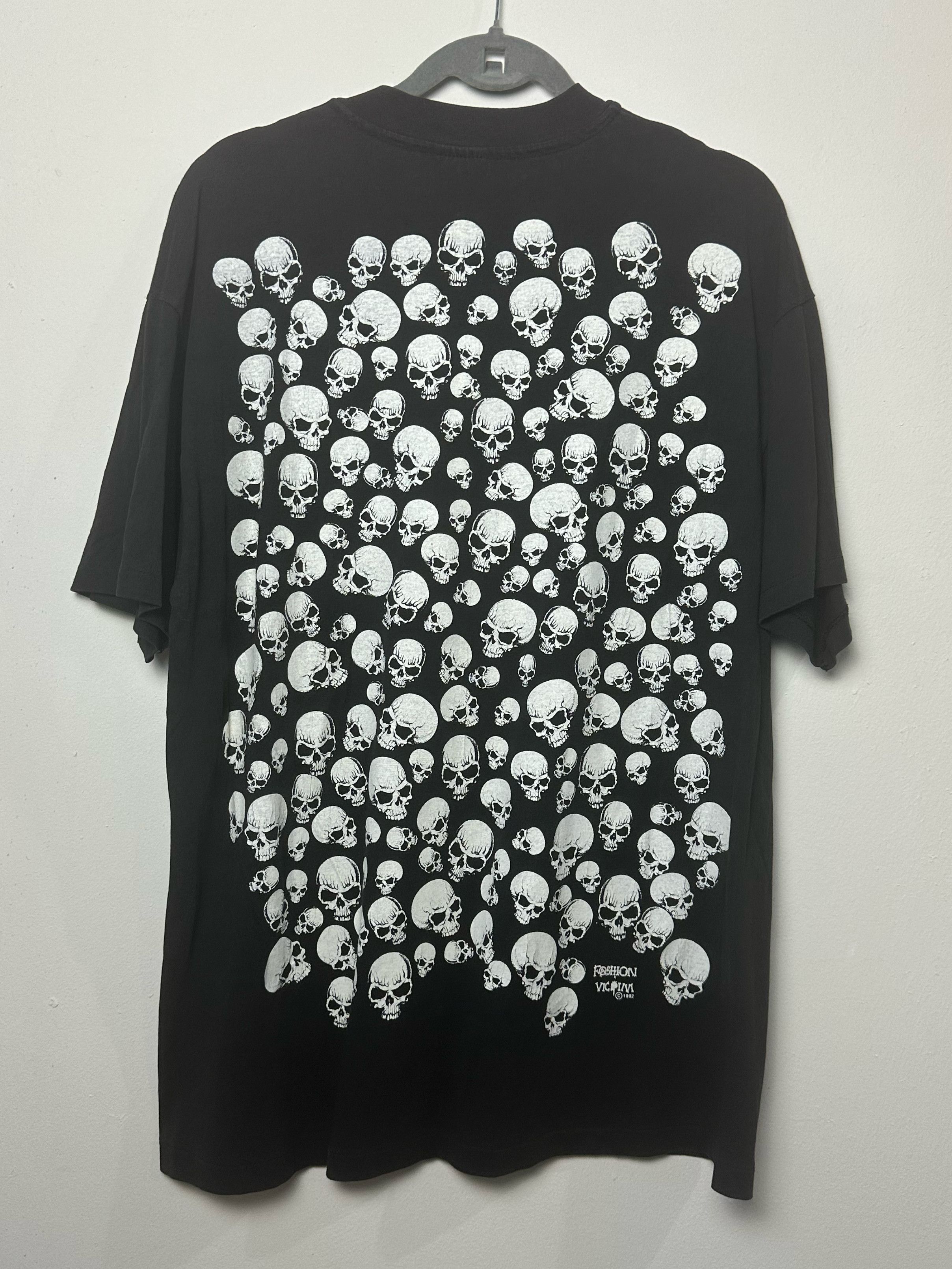 Fashion Victim Vintage 90s Fashion Victim T-Shirt Skulls XL Size US XL / EU 56 / 4 - 2 Thumbnail