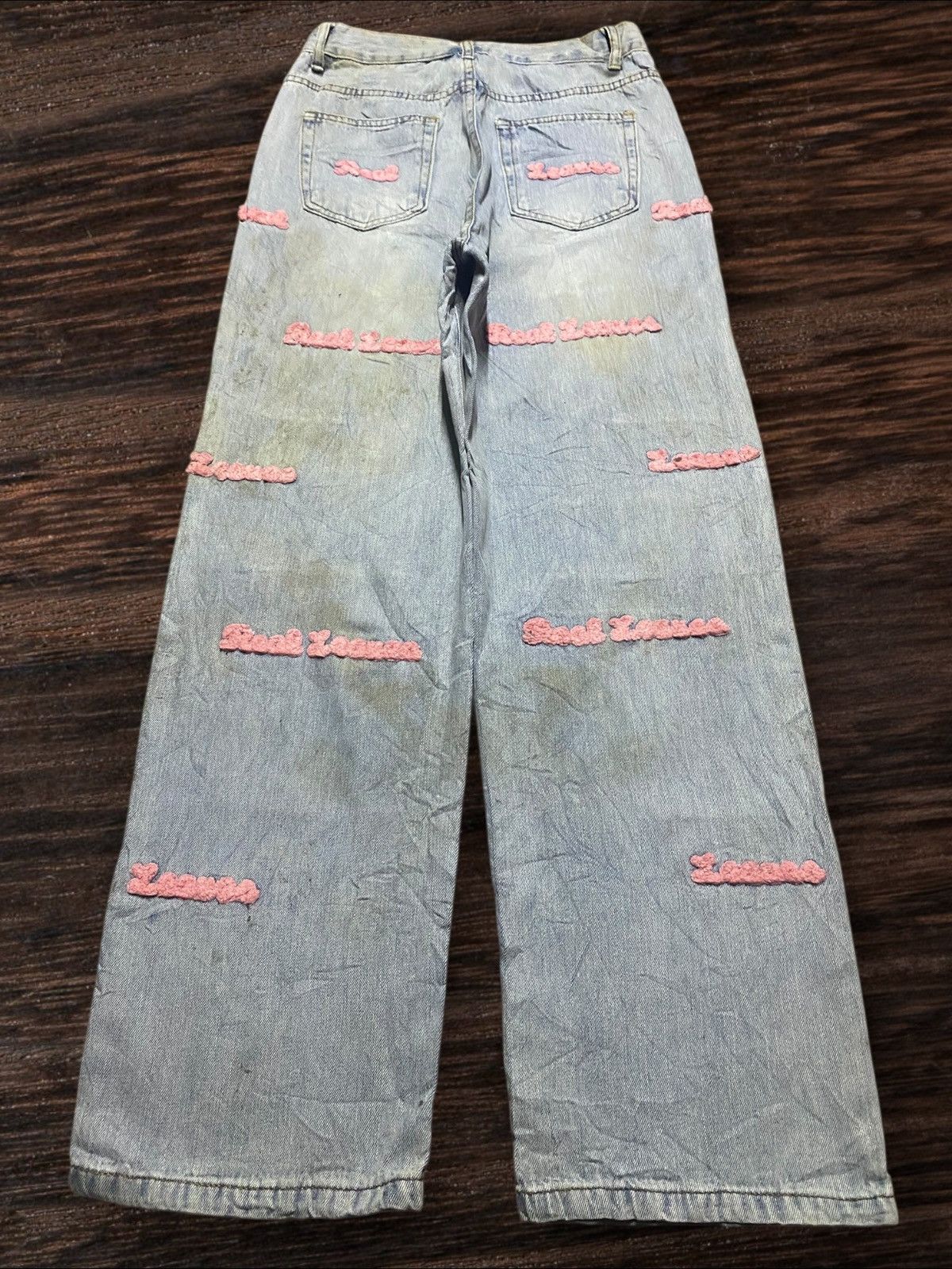 Japanese Brand Pink and blue I.V.I. jeans #festivalvibes Size US 26 / EU 42 - 2 Thumbnail