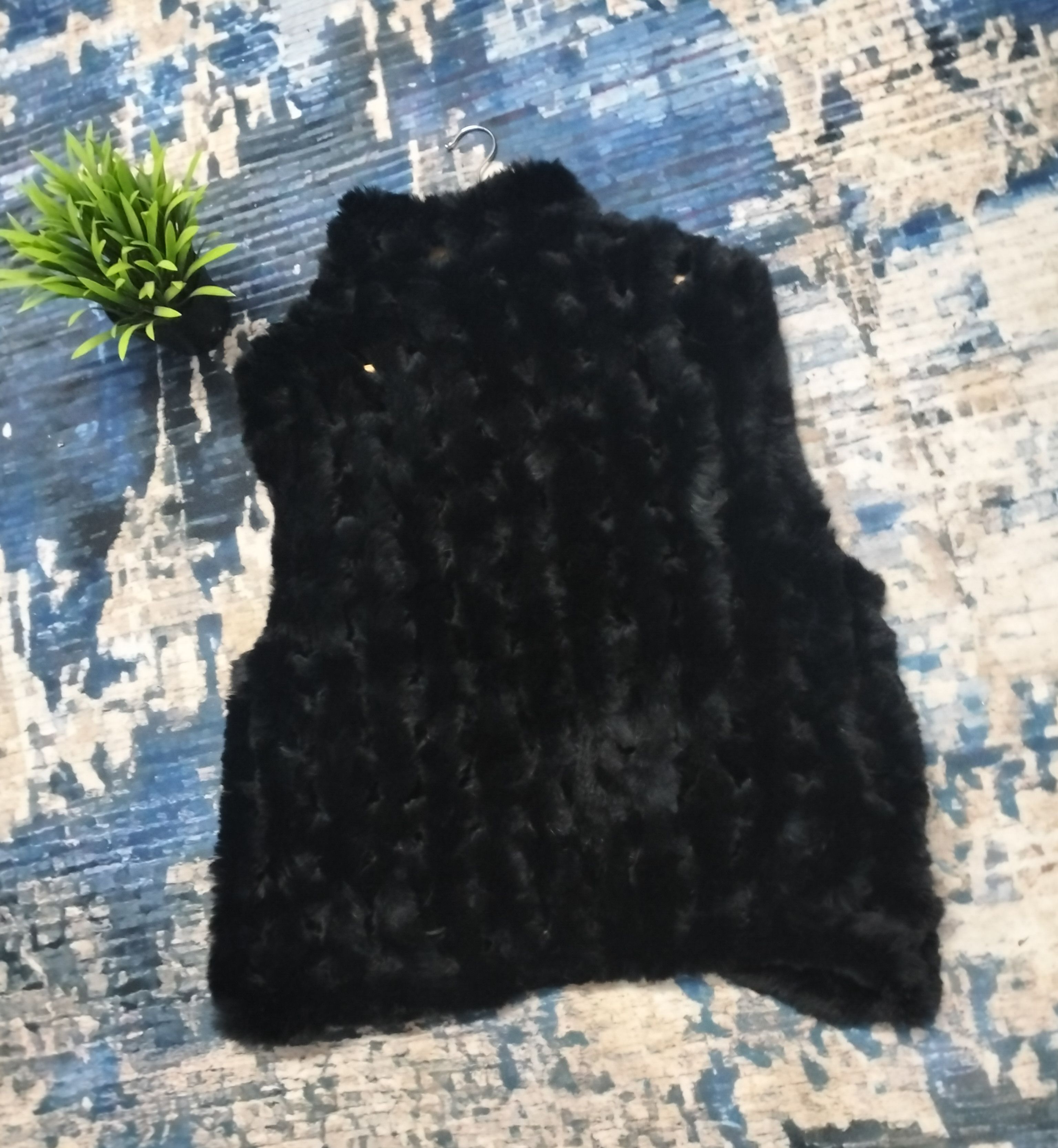 If Six Was Nine × Japanese Brand Vintage Japanese Fur sleeveless IFSIXWASNINE Jacket Size M / US 6-8 / IT 42-44 - 2 Thumbnail
