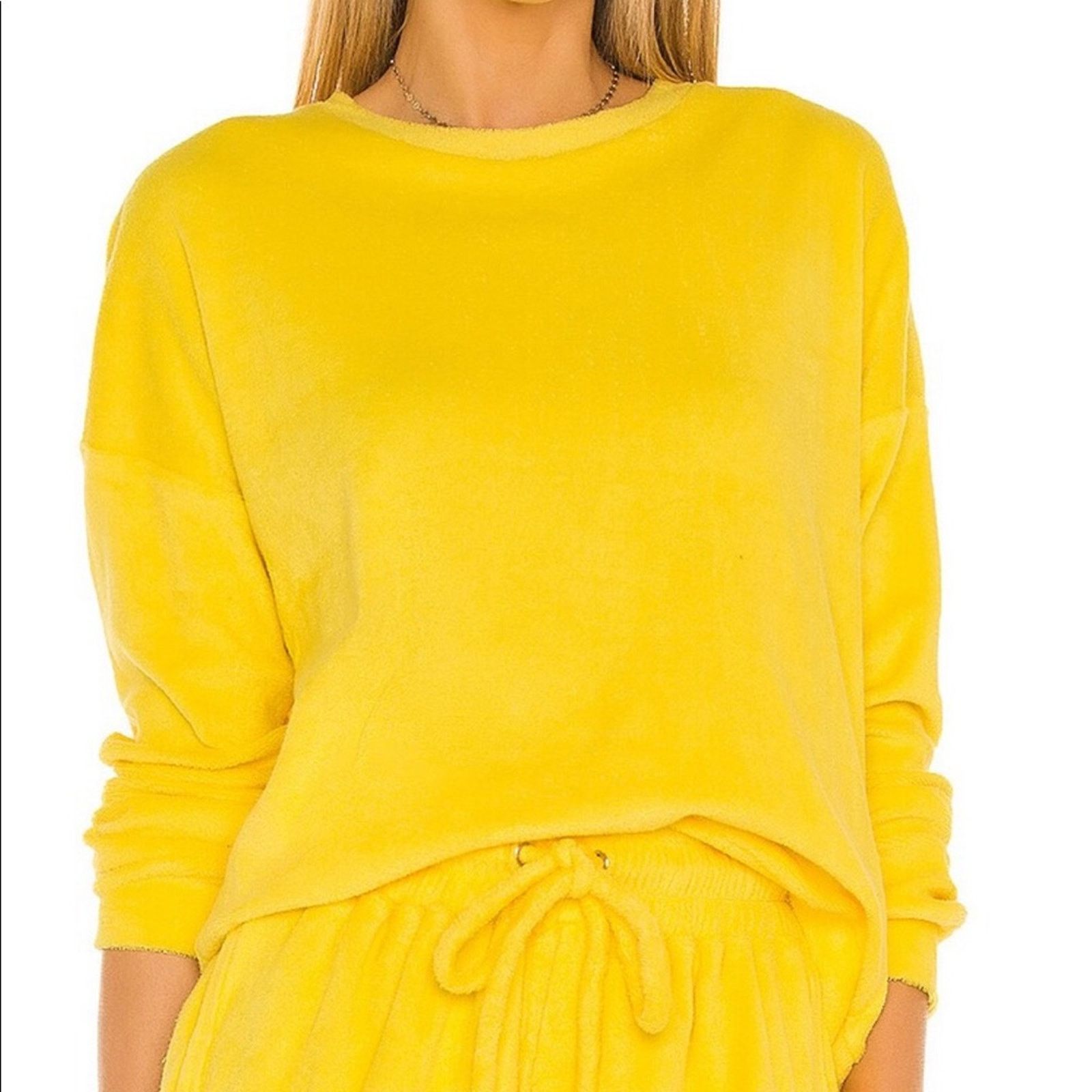 Other MIKOH KIMO 2 Crewneck Terry Cloth SWEATSHIRT Starfruit Size M / US 6-8 / IT 42-44 - 1 Thumbnail