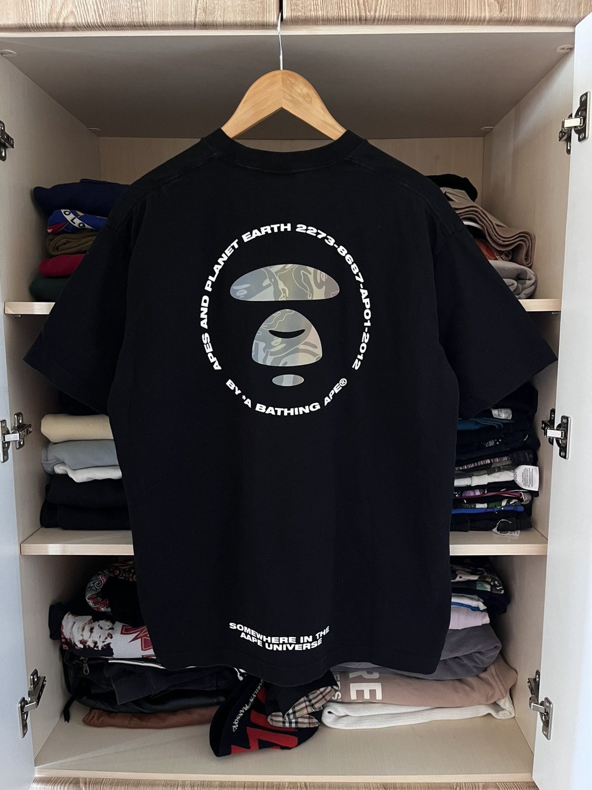 Aape Aape By Bape Tee Hologram Logo Size US M / EU 48-50 / 2 - 1 Thumbnail