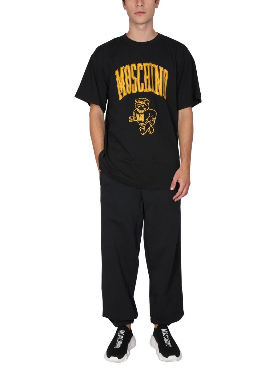 Moschino o1y0225 Logo T-Shirt in Black Size US S / EU 44-46 / 1 - 4 Thumbnail