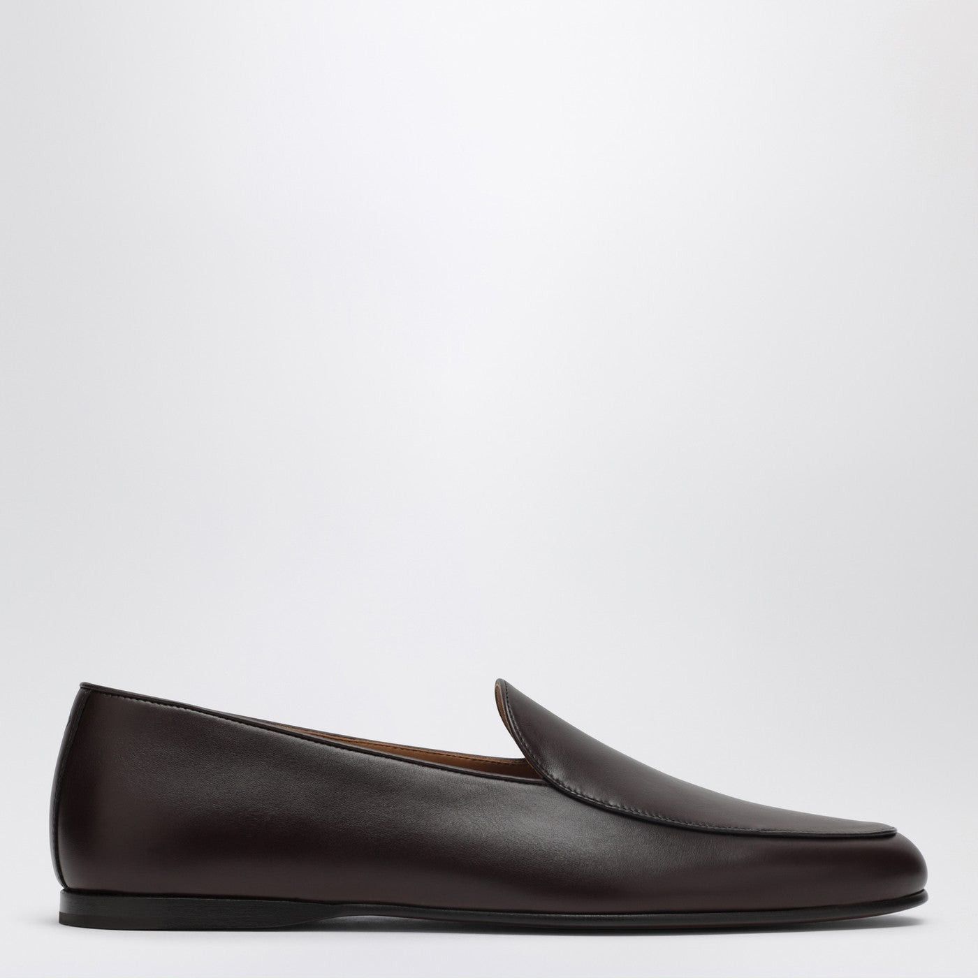 Loro Piana Loro Piana Anton Walk Loafers In Coffee-Colored Leather Size US 10 / EU 43 - 1 Thumbnail