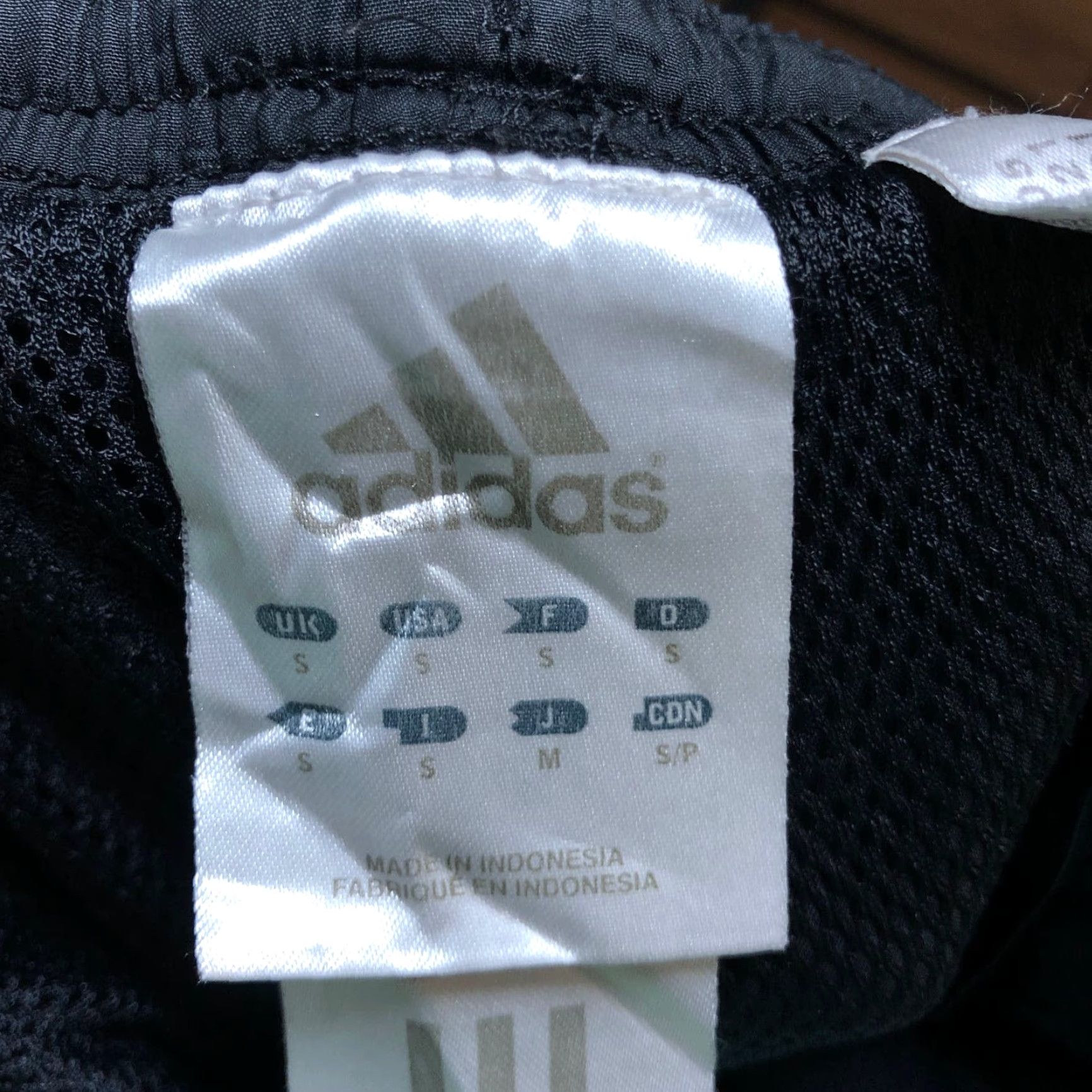 Adidas Adidas Mens Pants Black Red Rain Track Y2K Ankle Zip Drawstring Relaxed Small Size US 29 - 4 Thumbnail