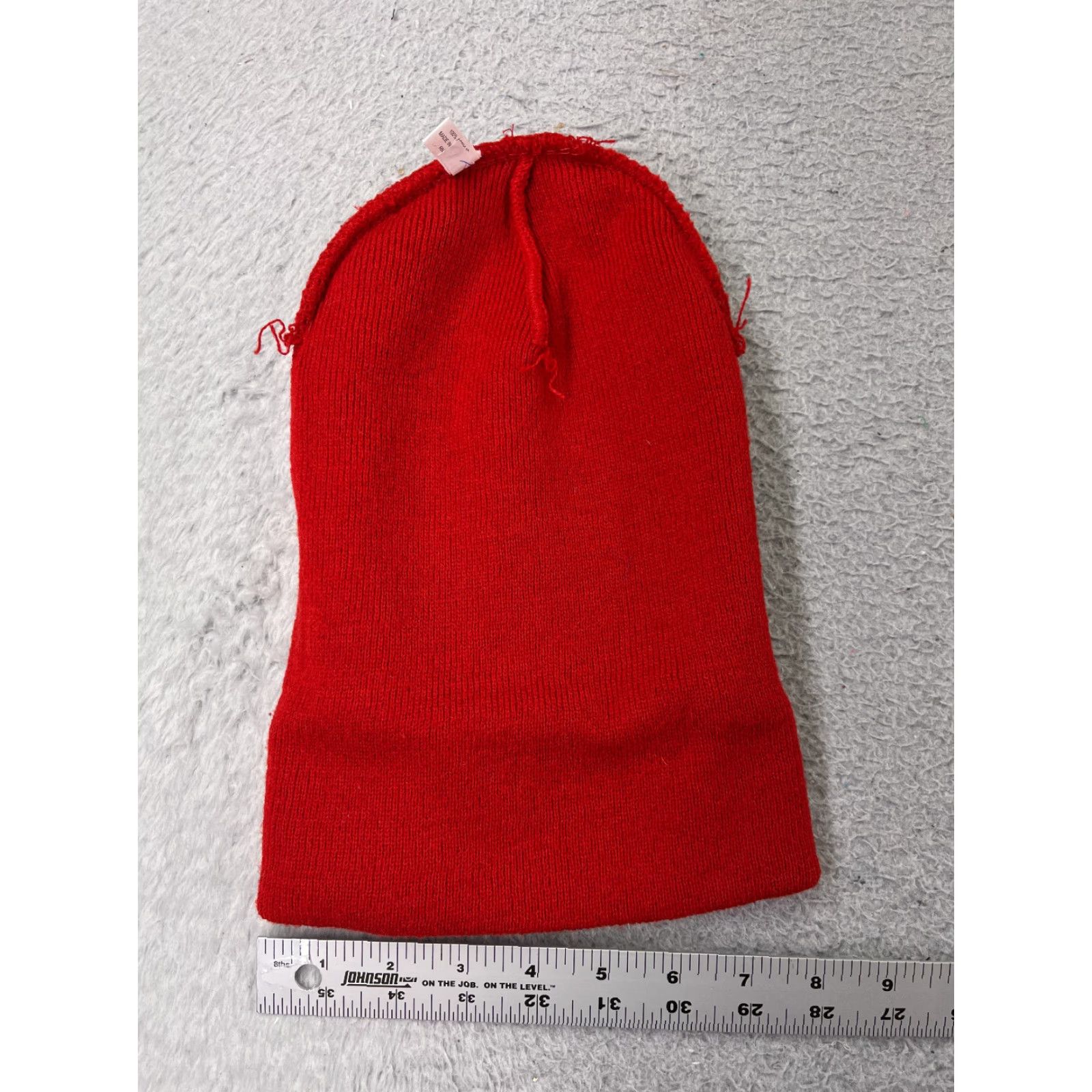 Port & Company Port & Company Crossed Fingers Beanie Toque Beanie Adult One Size Red Knit Acrylic Hat Mens Size ONE SIZE - 5 Thumbnail