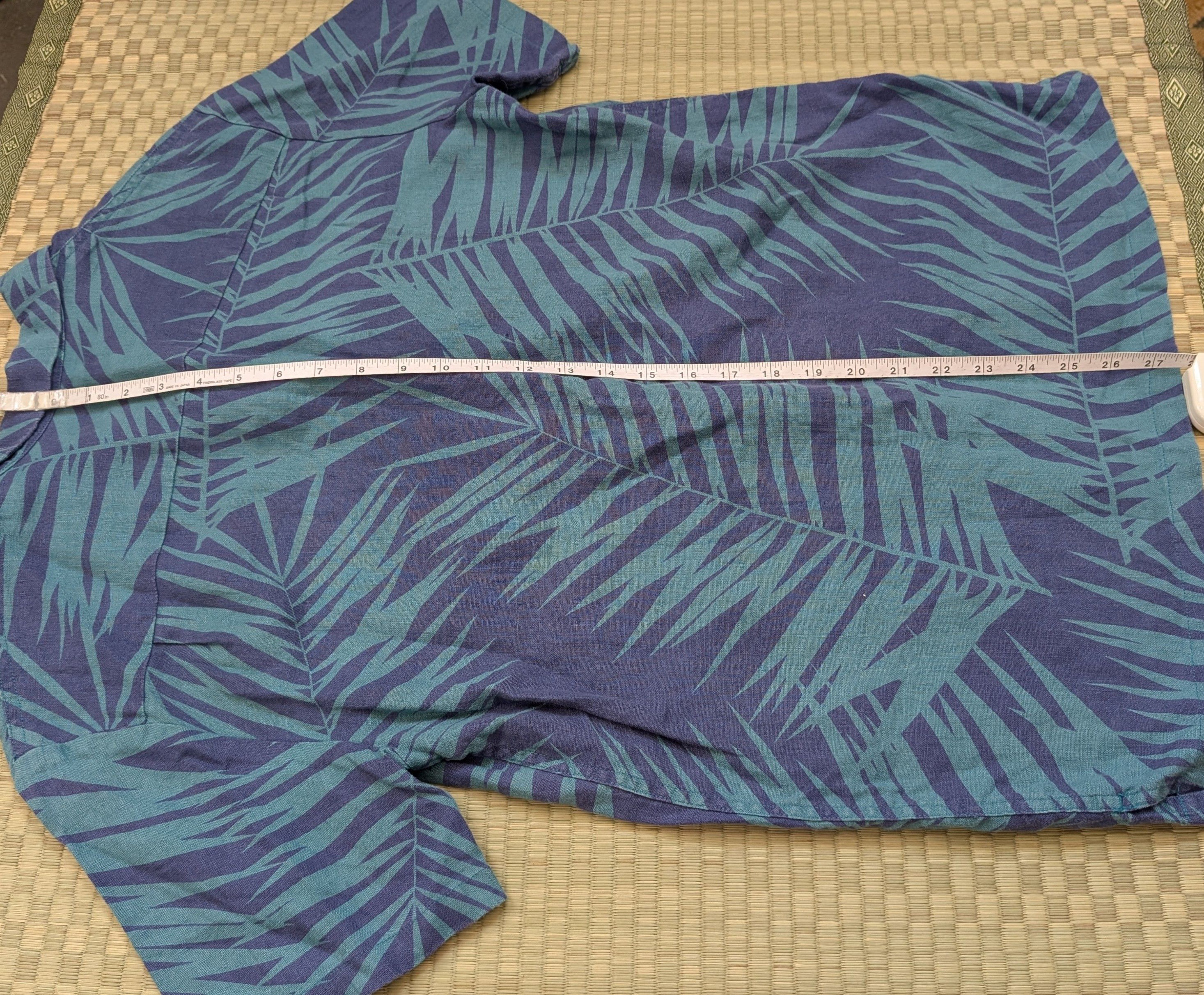 Double Rainbouu Double Rainbouu Palm Design 100% Linen Hawaiian Shirt Size US XS / EU 42 / 0 - 6 Thumbnail