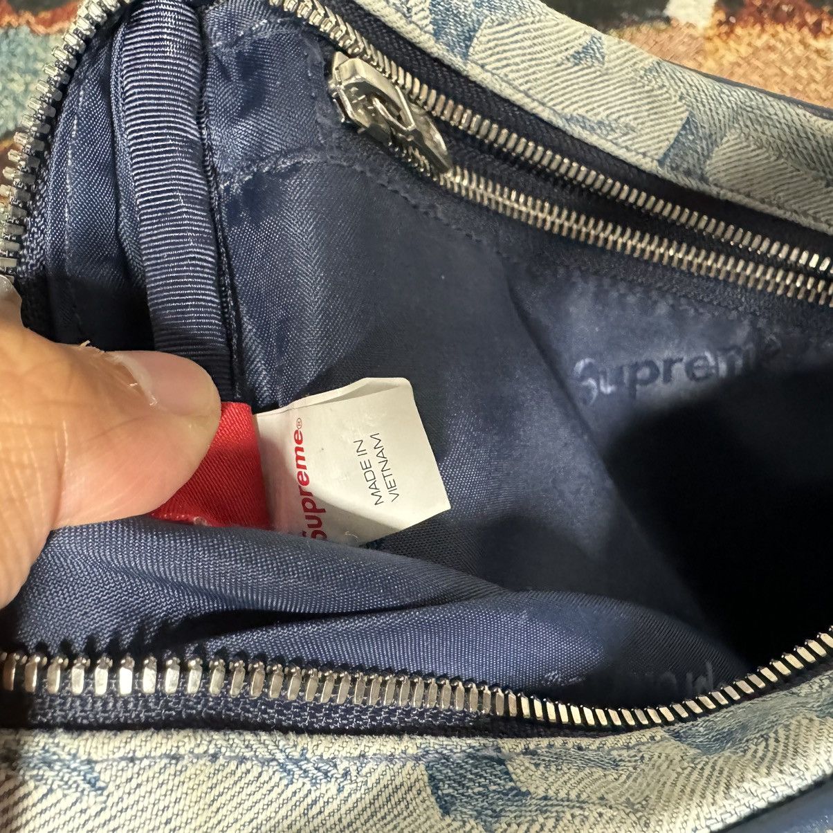 Supreme SUPREME FAT TIP JACQUARD BLUE DENIM WAIST BAG Size ONE SIZE - 5 Thumbnail