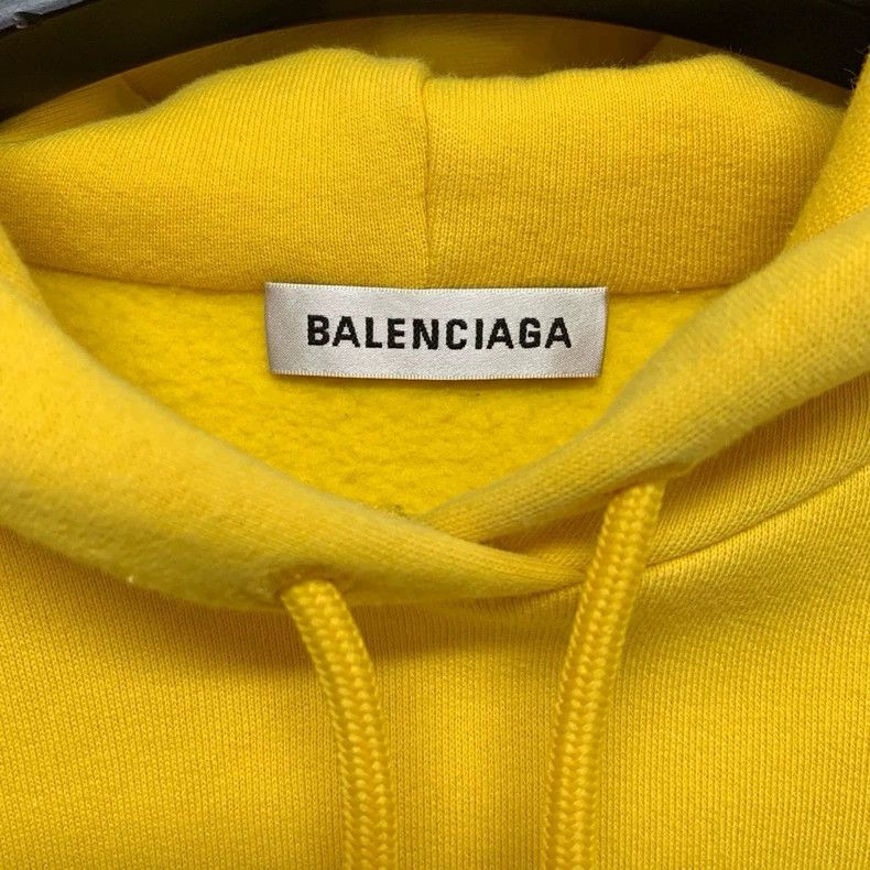 Balenciaga Balenciaga Yellow hooded sweatshirt Size US XS / EU 42 / 0 - 2 Thumbnail