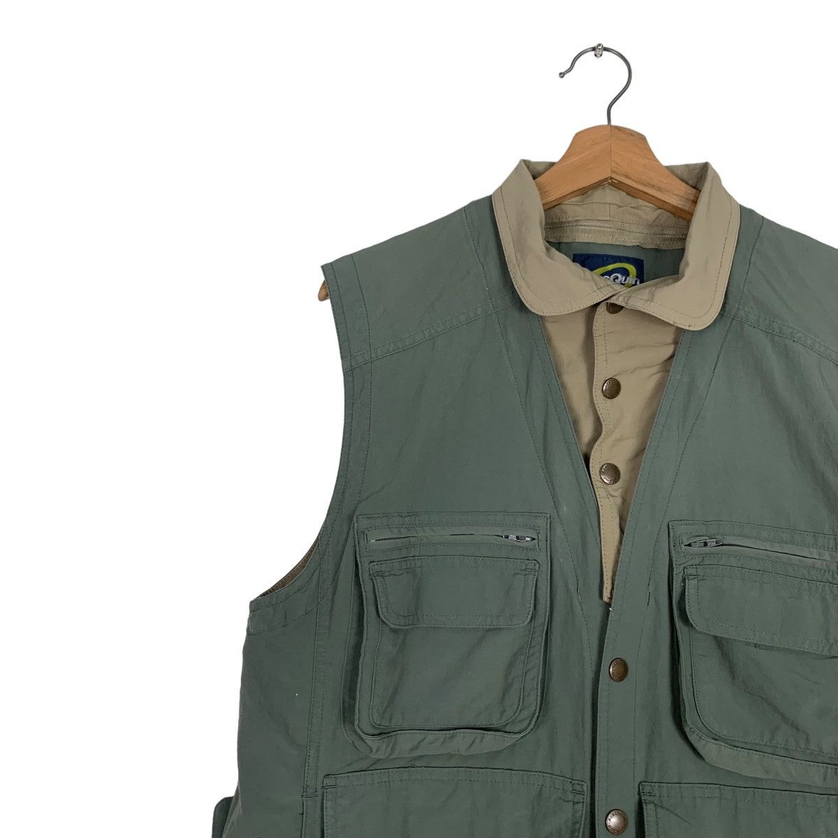 Japanese Brand AXES QUIN Double Layer Utility Vest #0440-C20 Size US M / EU 48-50 / 2 - 6 Thumbnail