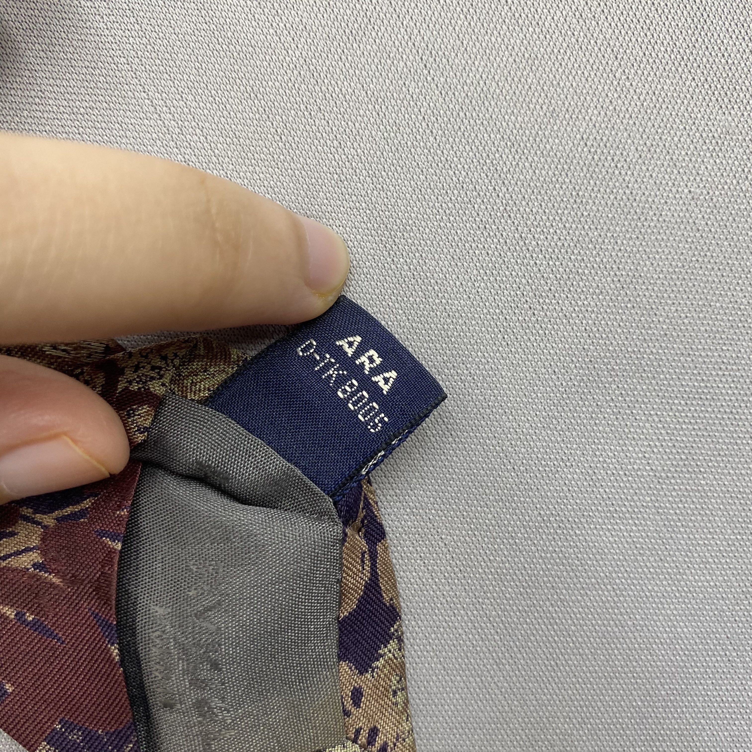 Japanese Brand Vintage Sonia Rykiel Homme SILK Necktie Cravate Pure Silk Size ONE SIZE - 8 Thumbnail