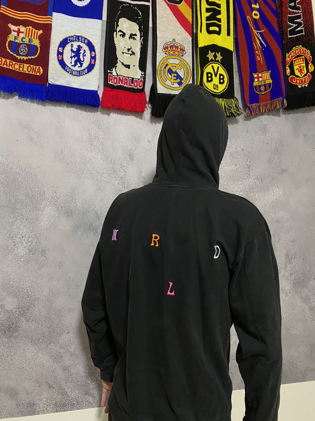 Travis Scott × Vintage Rare Y2K Travis Scott Astroworld Wish You Were Here Hoodie Size US L / EU 52-54 / 3 - 2 Thumbnail