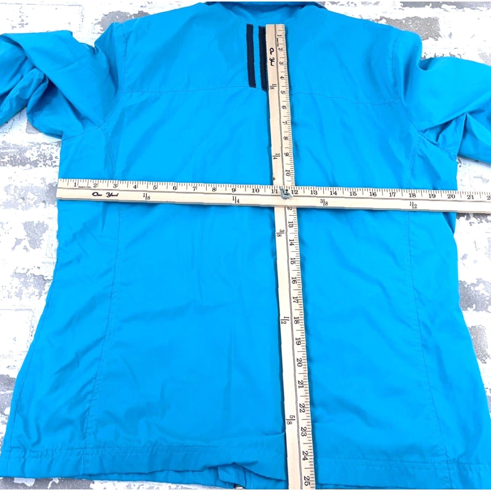 Adidas Adidas Jacket Women L Blue Windbreaker Full Zip Sports Activewear Size L / US 10 / IT 46 - 7 Thumbnail
