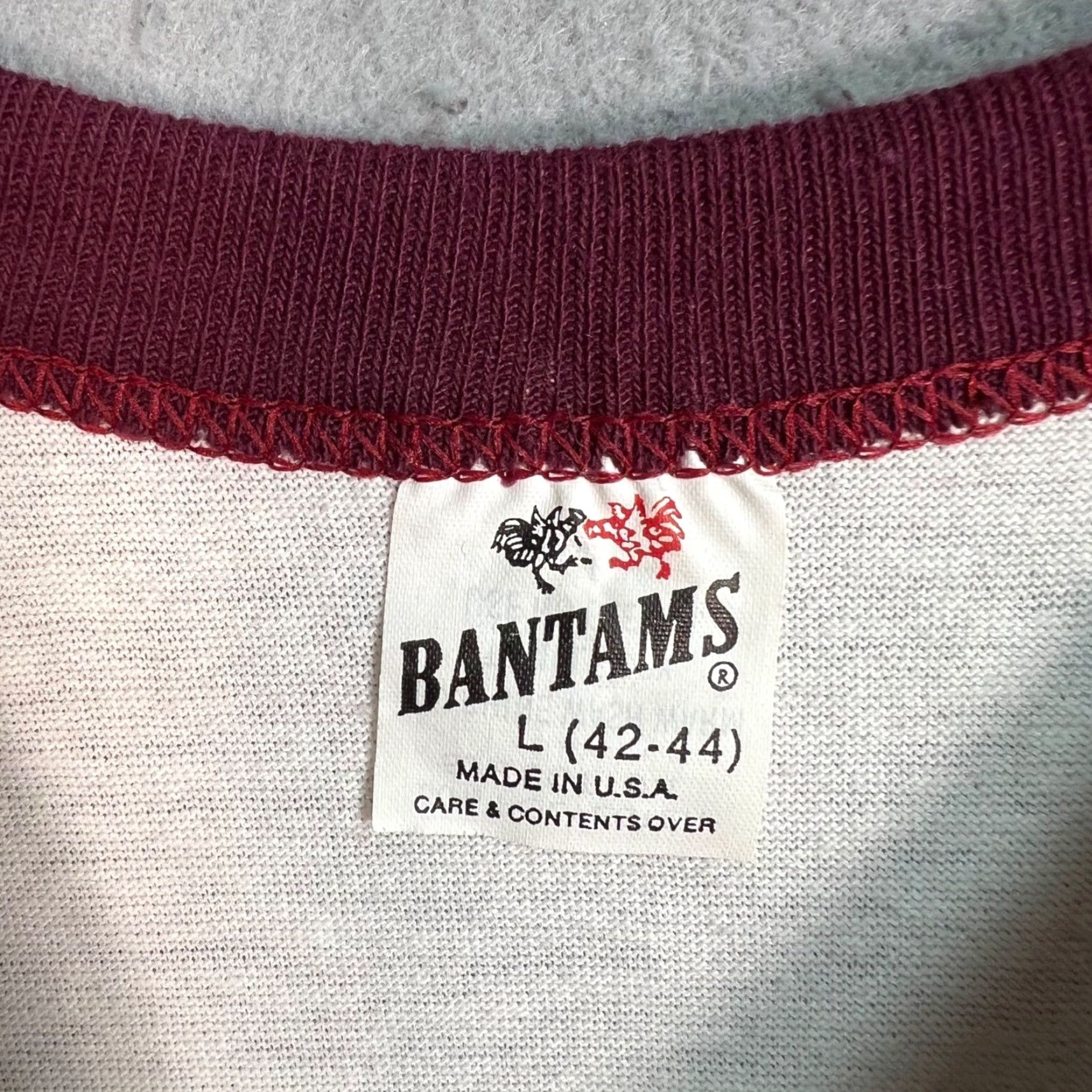 Vintage VINTAGE 1982 12 Hours Sebring 30th Anniversary Raglan T Shirt Porsche Bantams Large Mens White Cotton Graphic Tee Sportswear/Beach Size US L / EU 52-54 / 3 - 3 Thumbnail